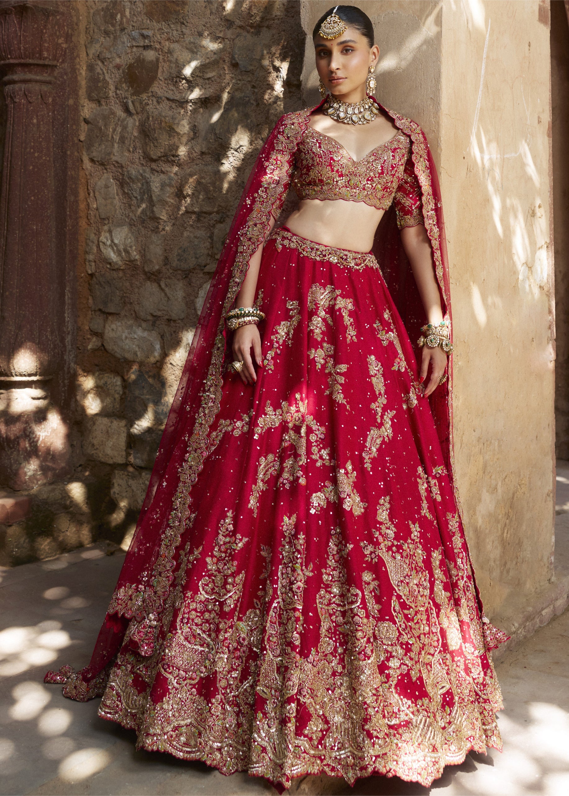 "Atreyi" Bridal Lehenga