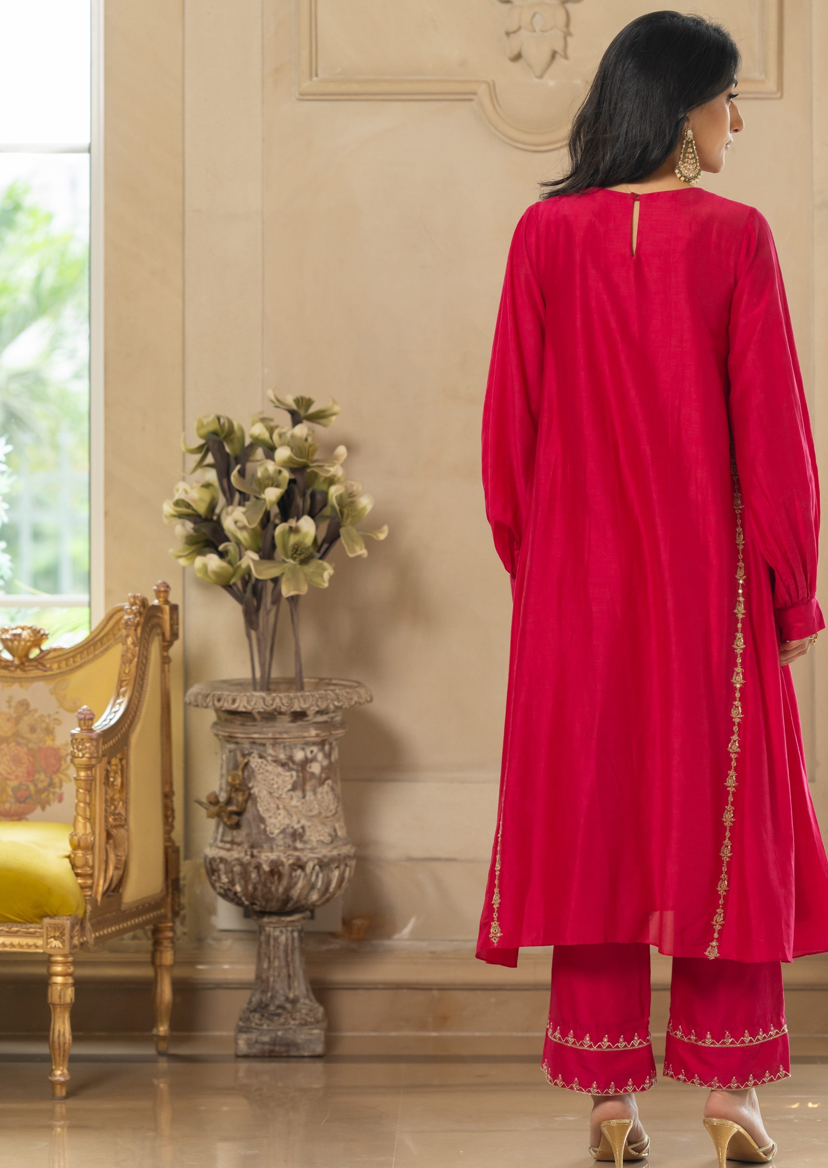 Anar Motif Kurta Set