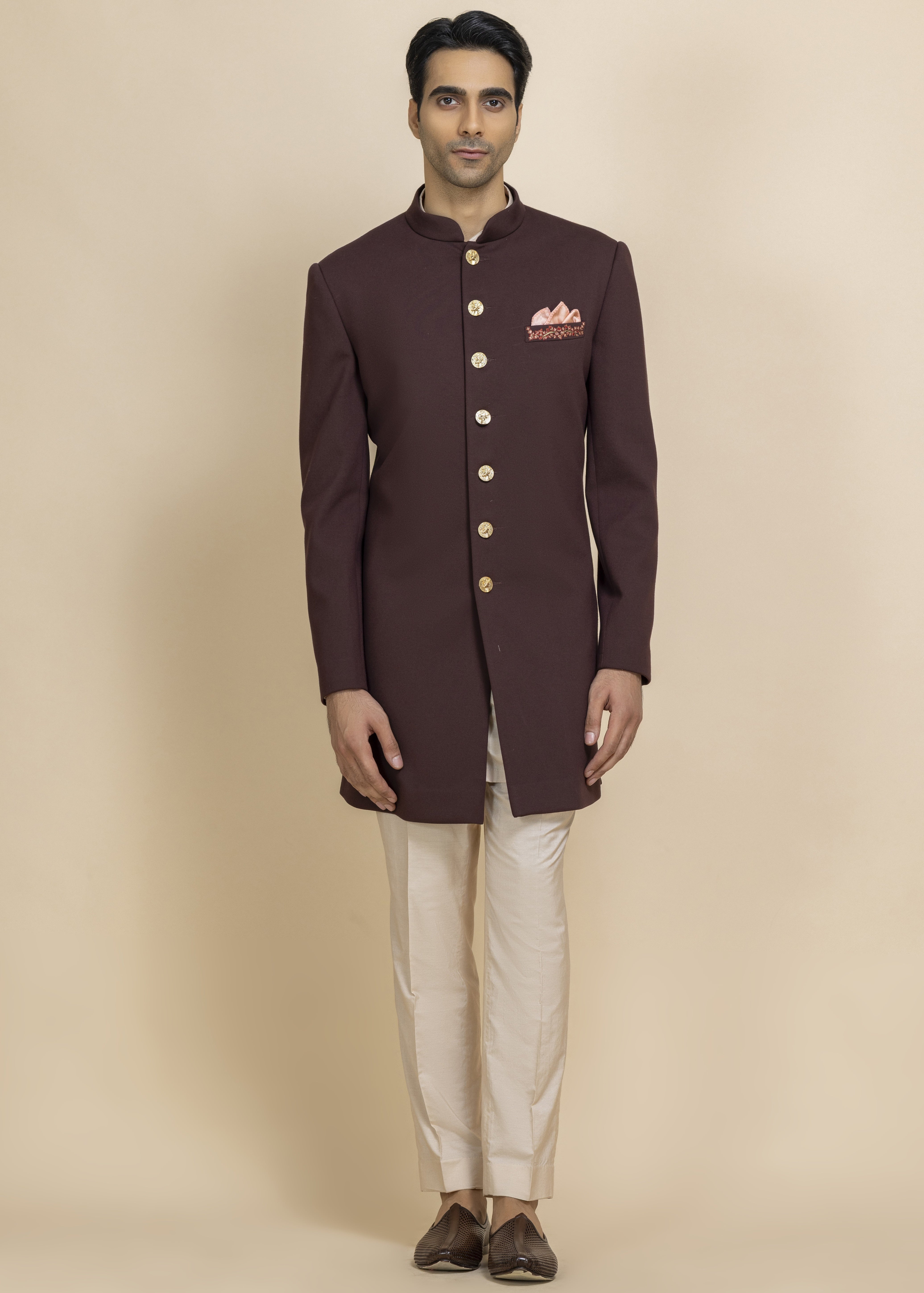 Auburn Regal Achkan