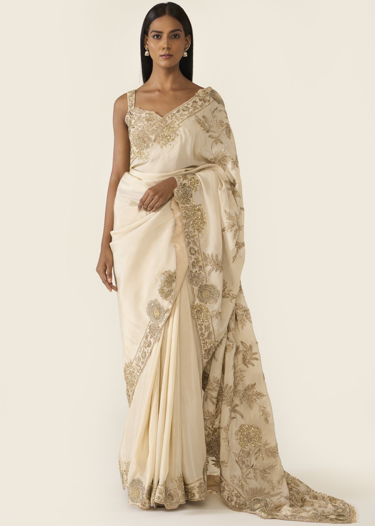 Golden Classic Sari Set