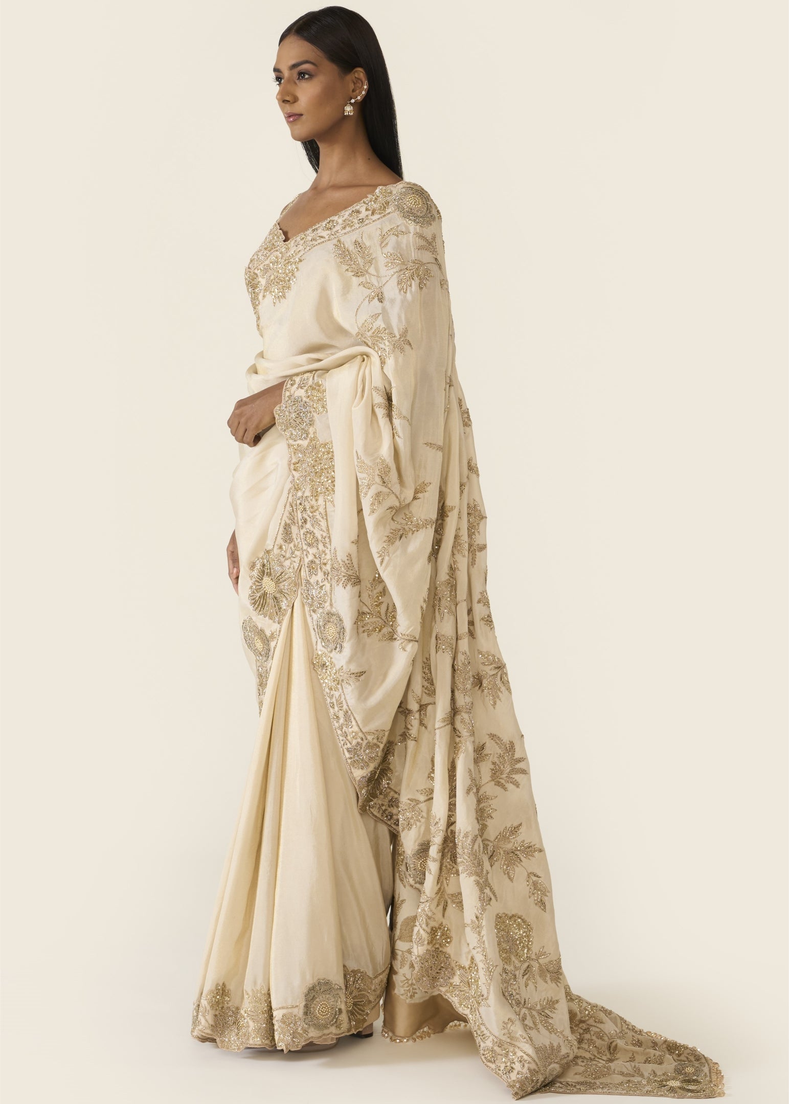 Golden Classic Sari Set