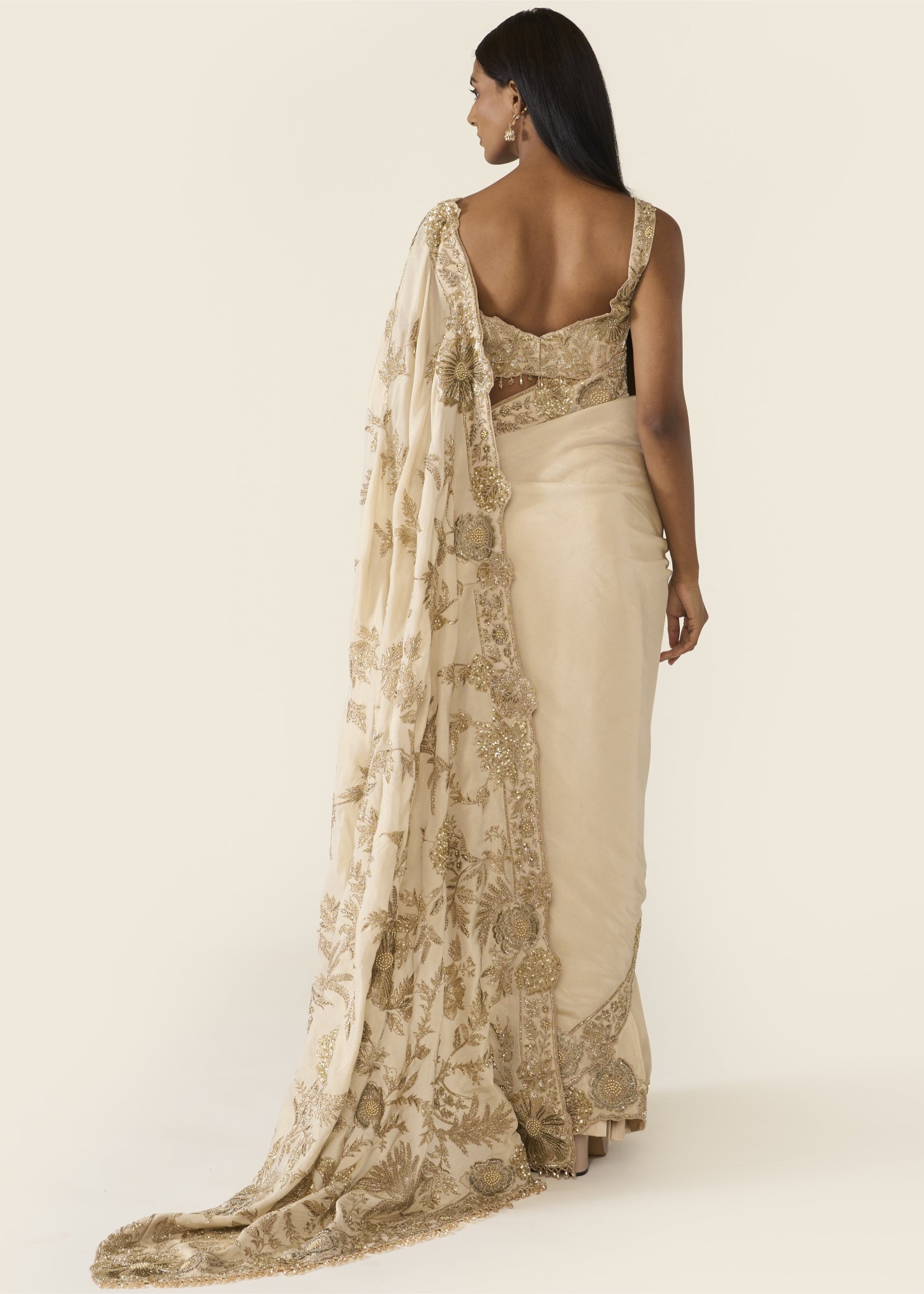 Golden Classic Sari Set