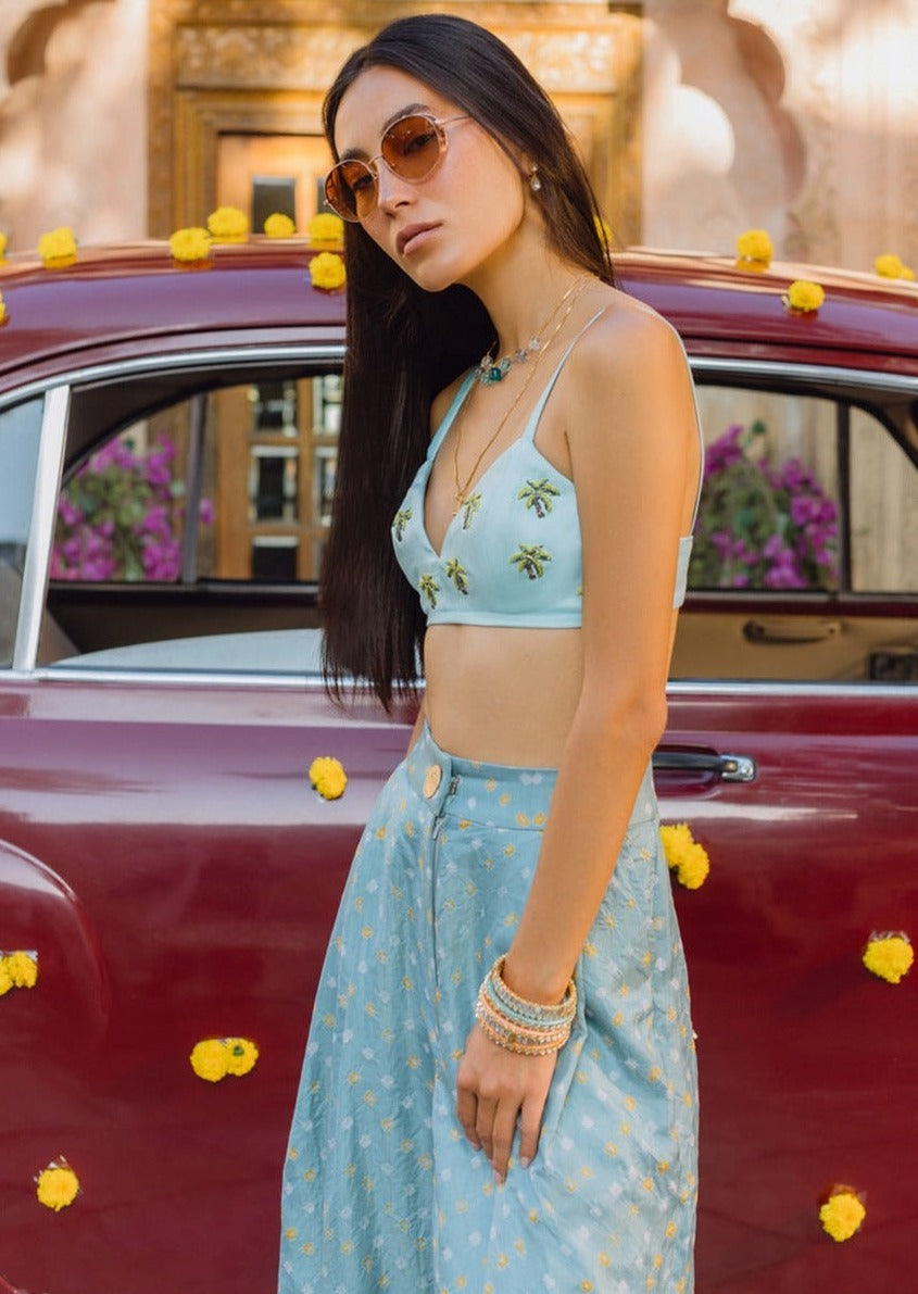 Palm Trees And Bandhini Co-Ord Set