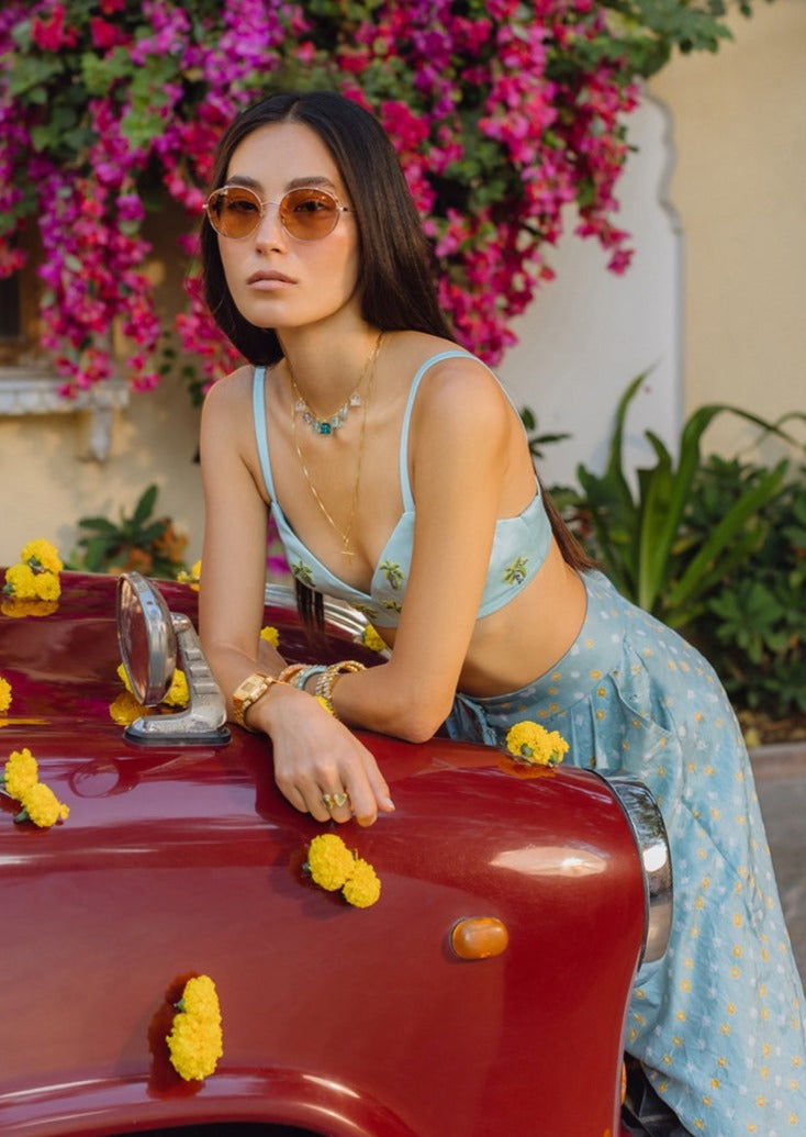 Palm Trees And Bandhini Co-Ord Set