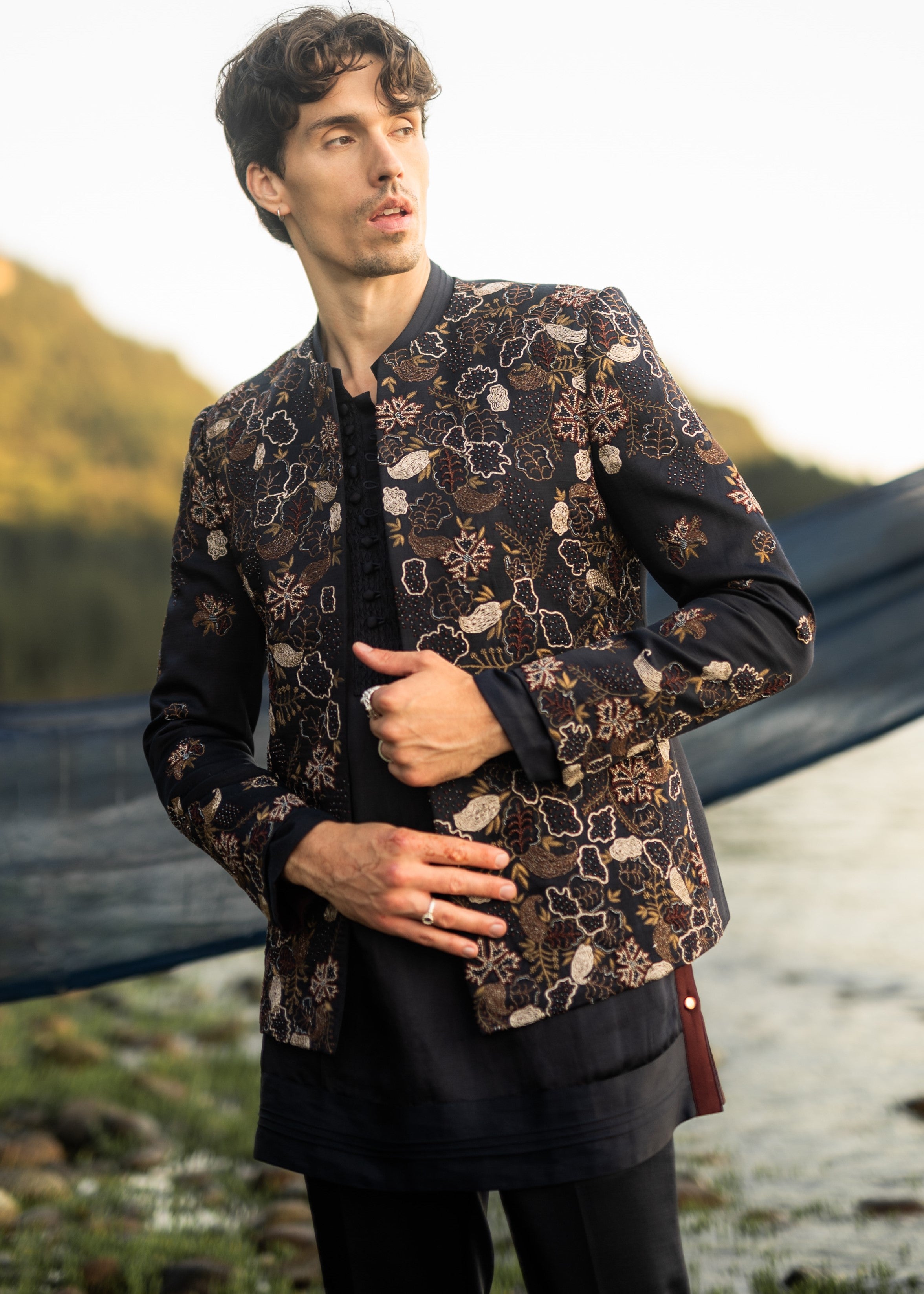 Midnight Canyon Short Jacket Set