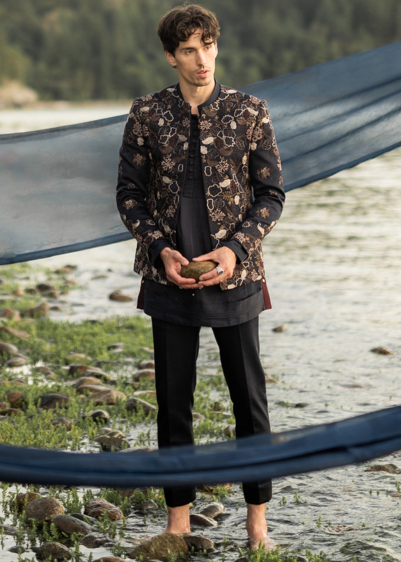 Midnight Canyon Short Jacket Set
