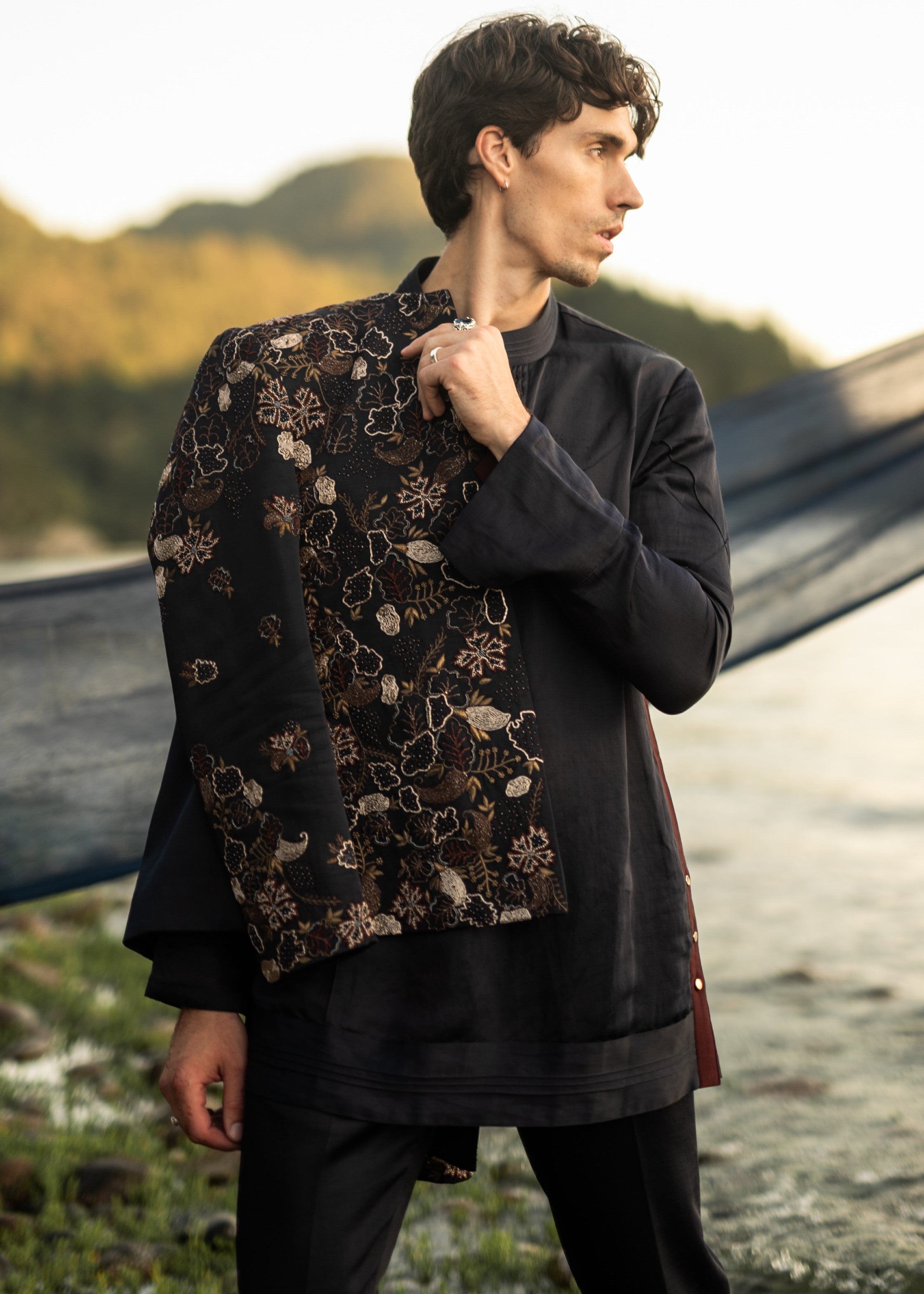 Midnight Canyon Short Jacket Set