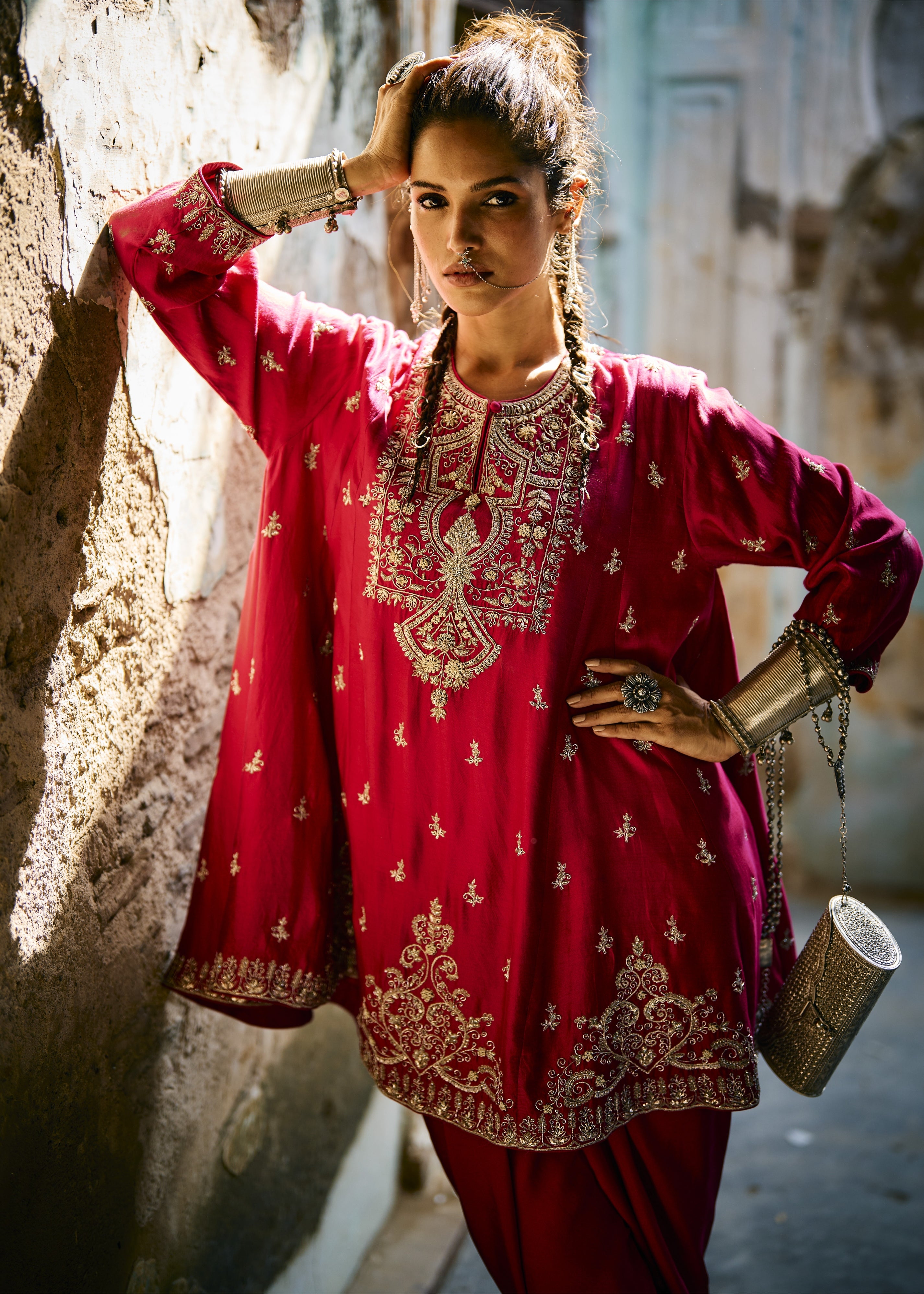 Rani Pink Tunic Set