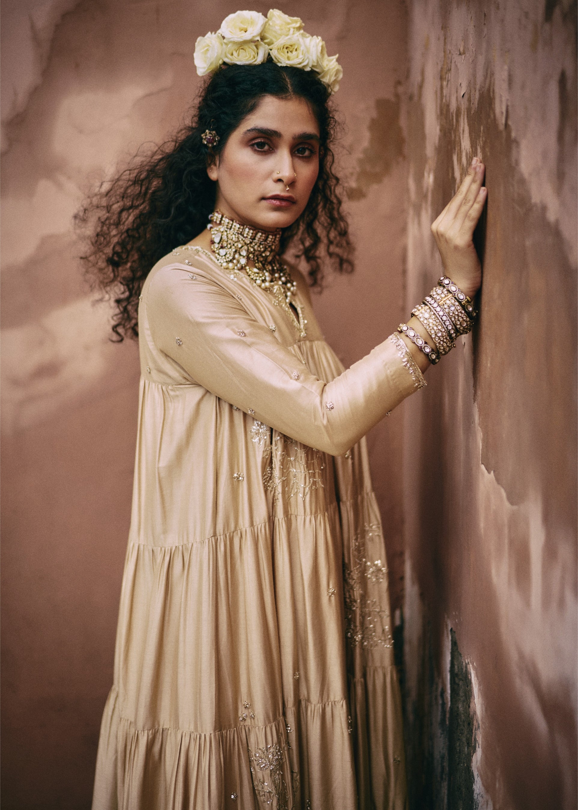 Tiered Anarkali Set