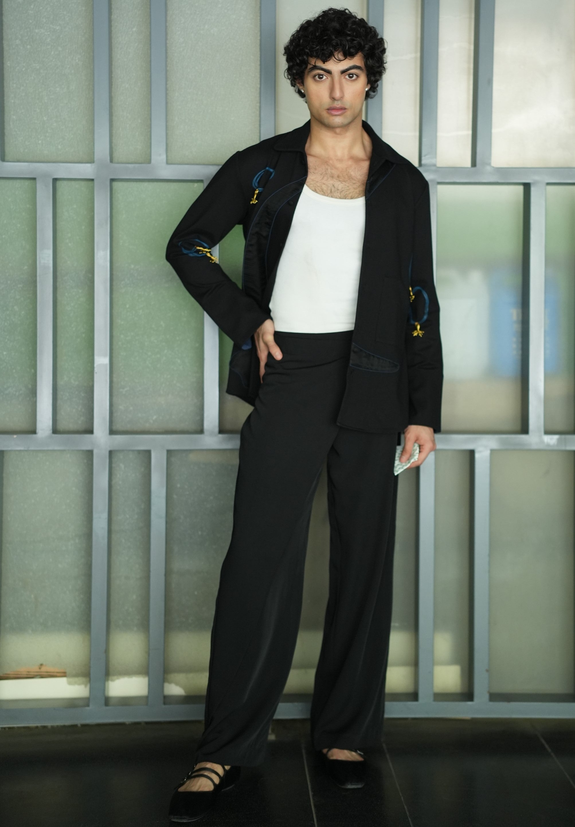 Black Allay Shacket Set