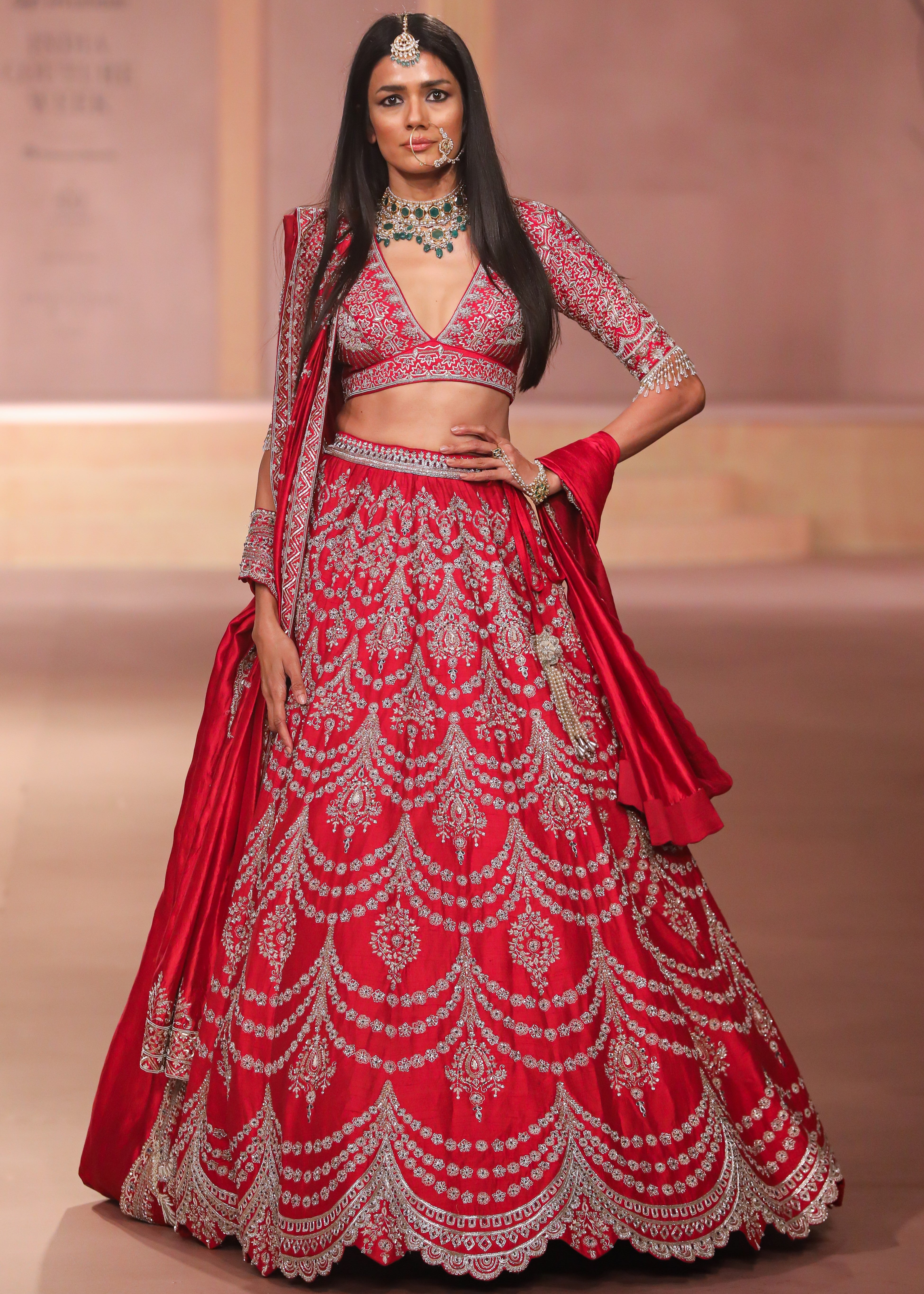 Red Lehenga Set