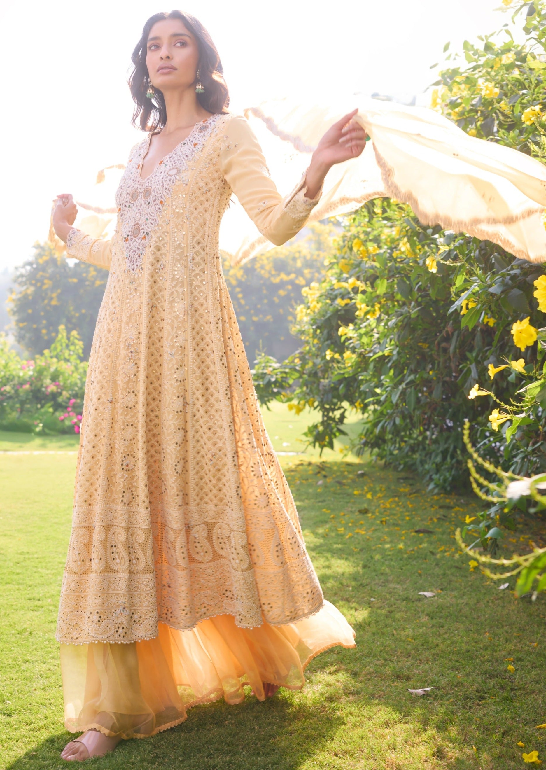 Amethyst Kalidaar Kurta Set