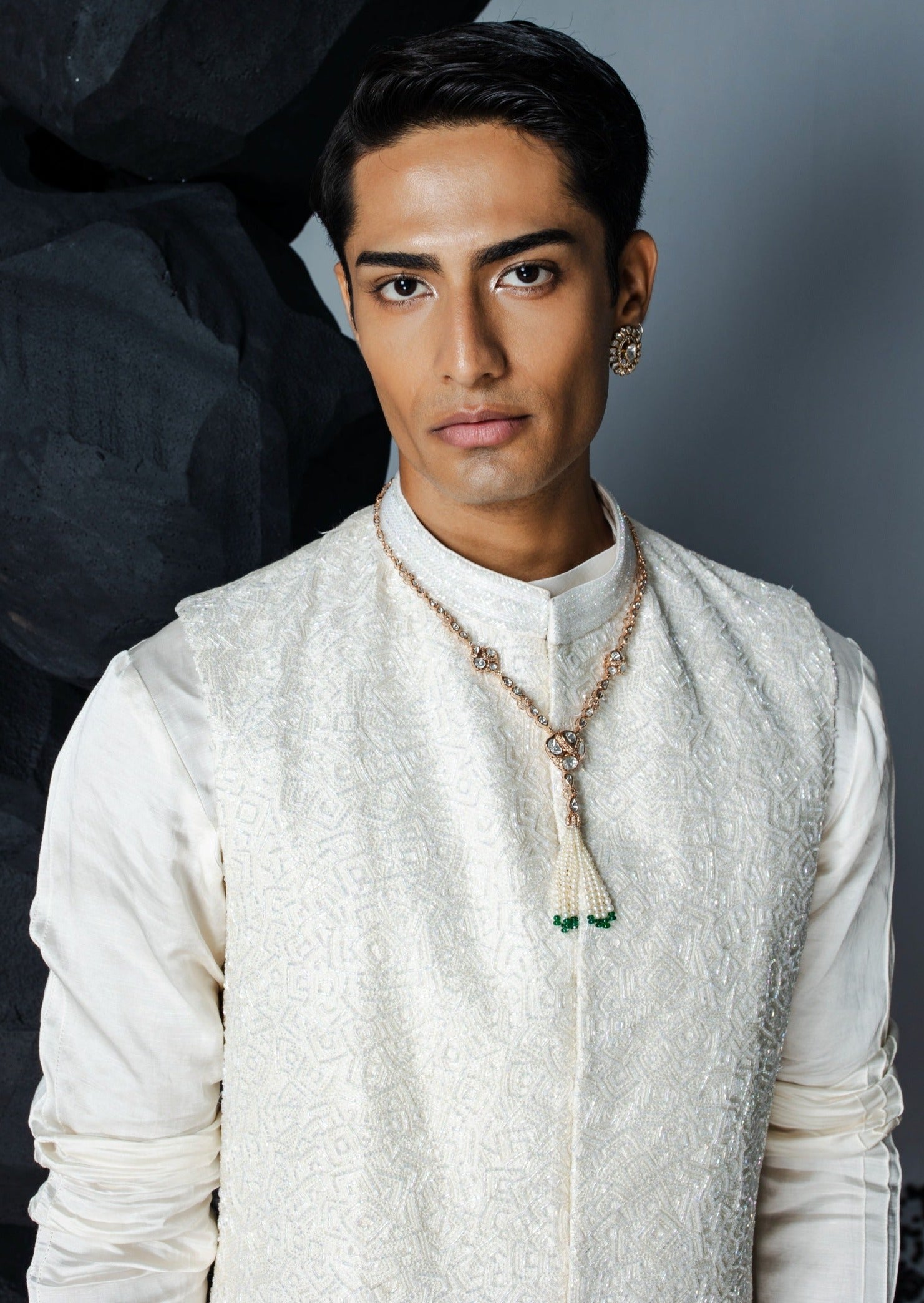 Eternal Sleeveless Sherwani Set