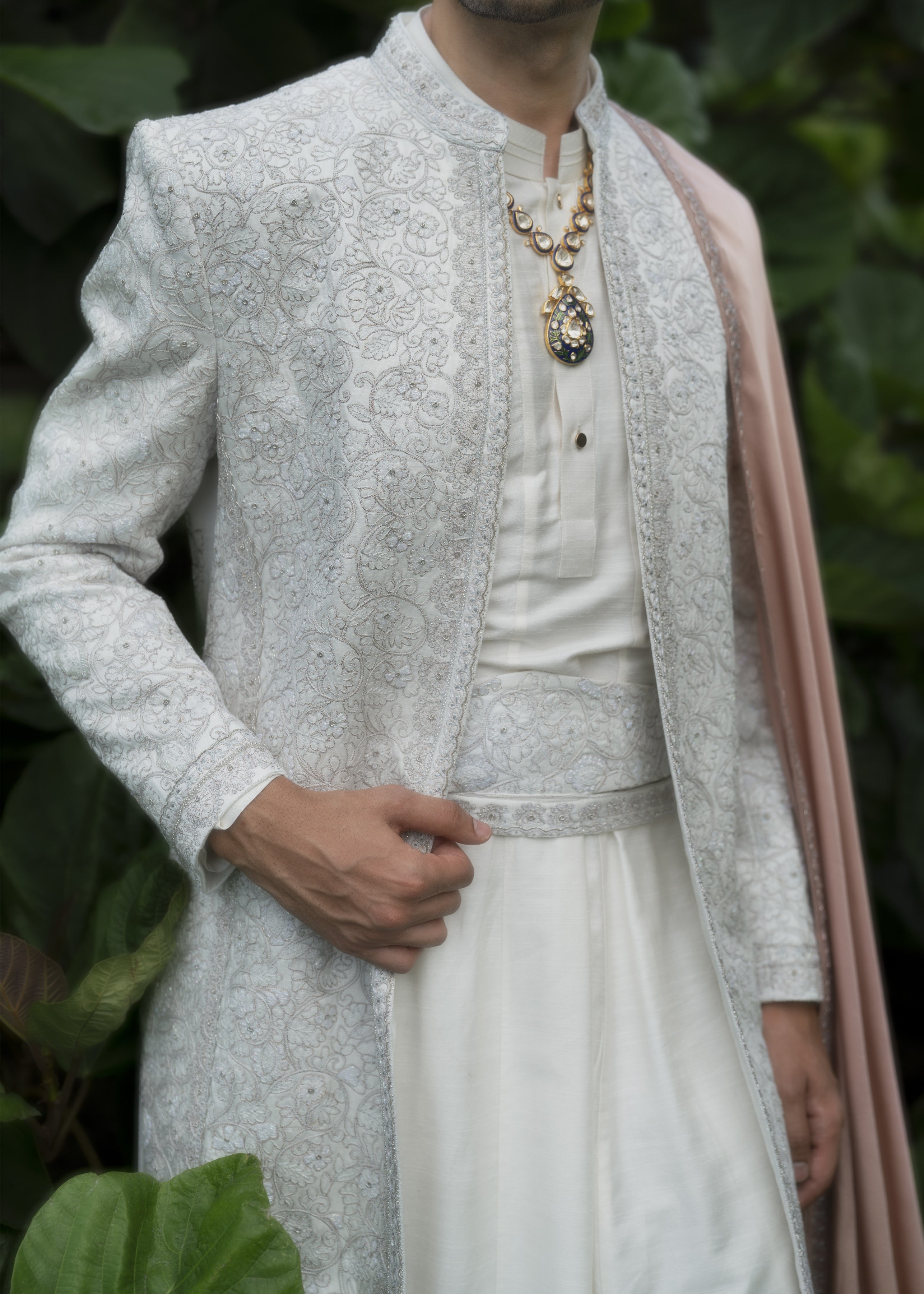 Ivory Whisper Sherwani Set