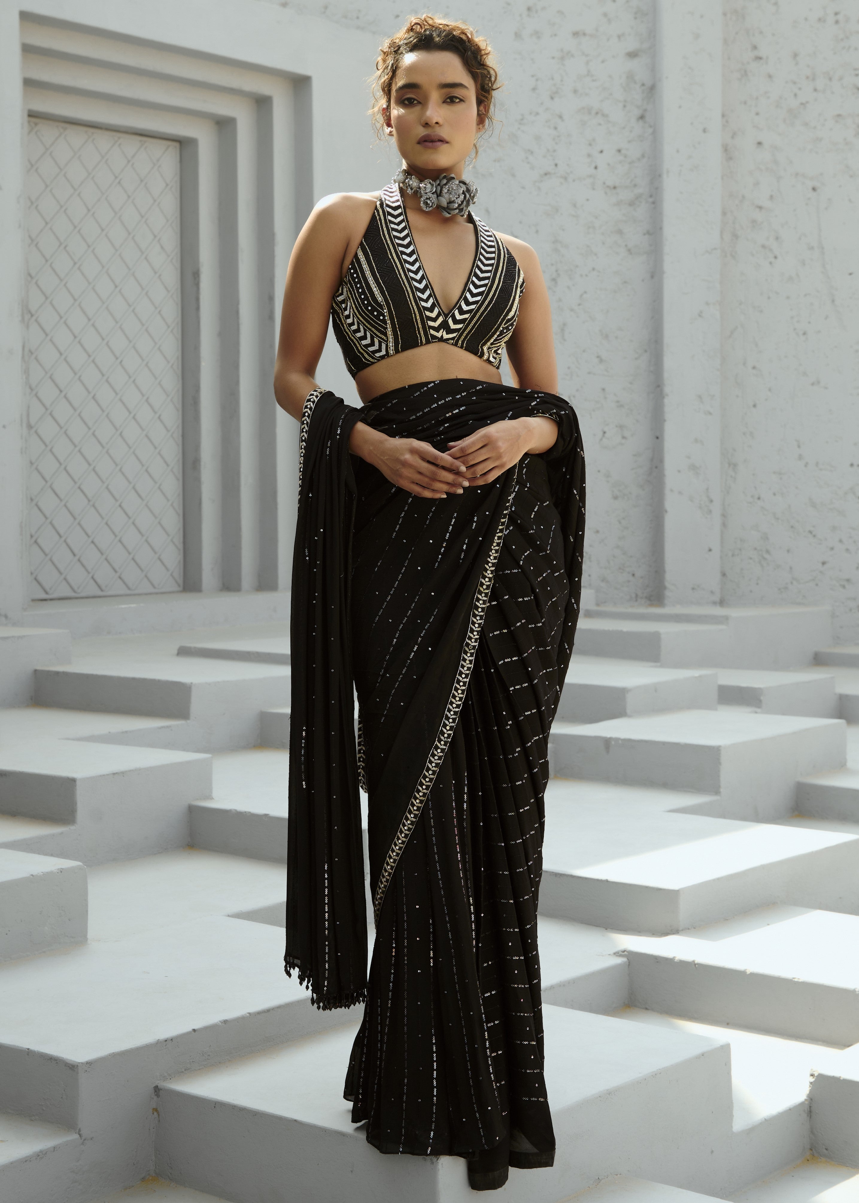Galaxy Pre Drape Sari