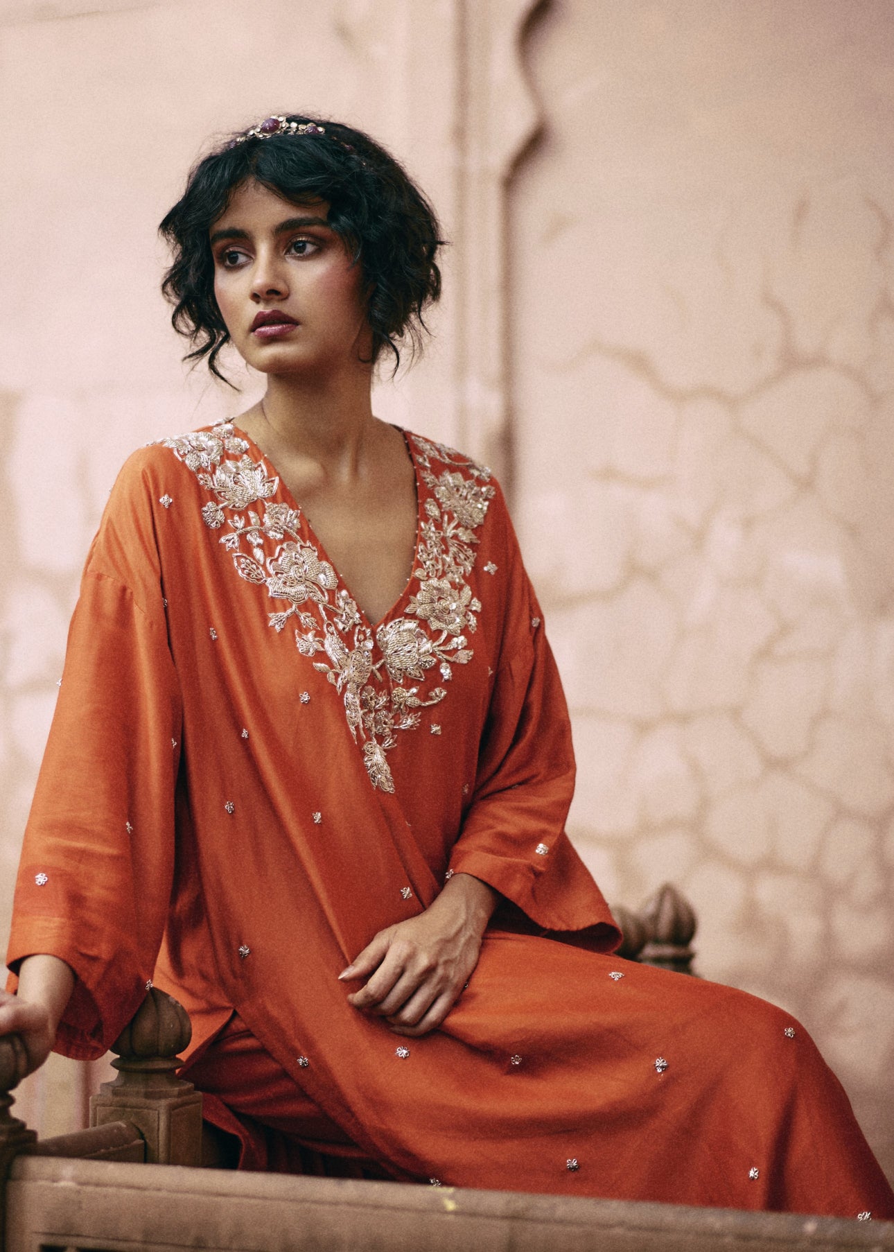 Burnt Orange Kurta Set