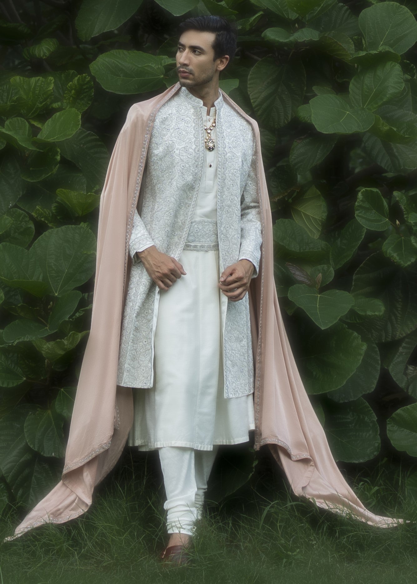 Ivory Whisper Sherwani Set