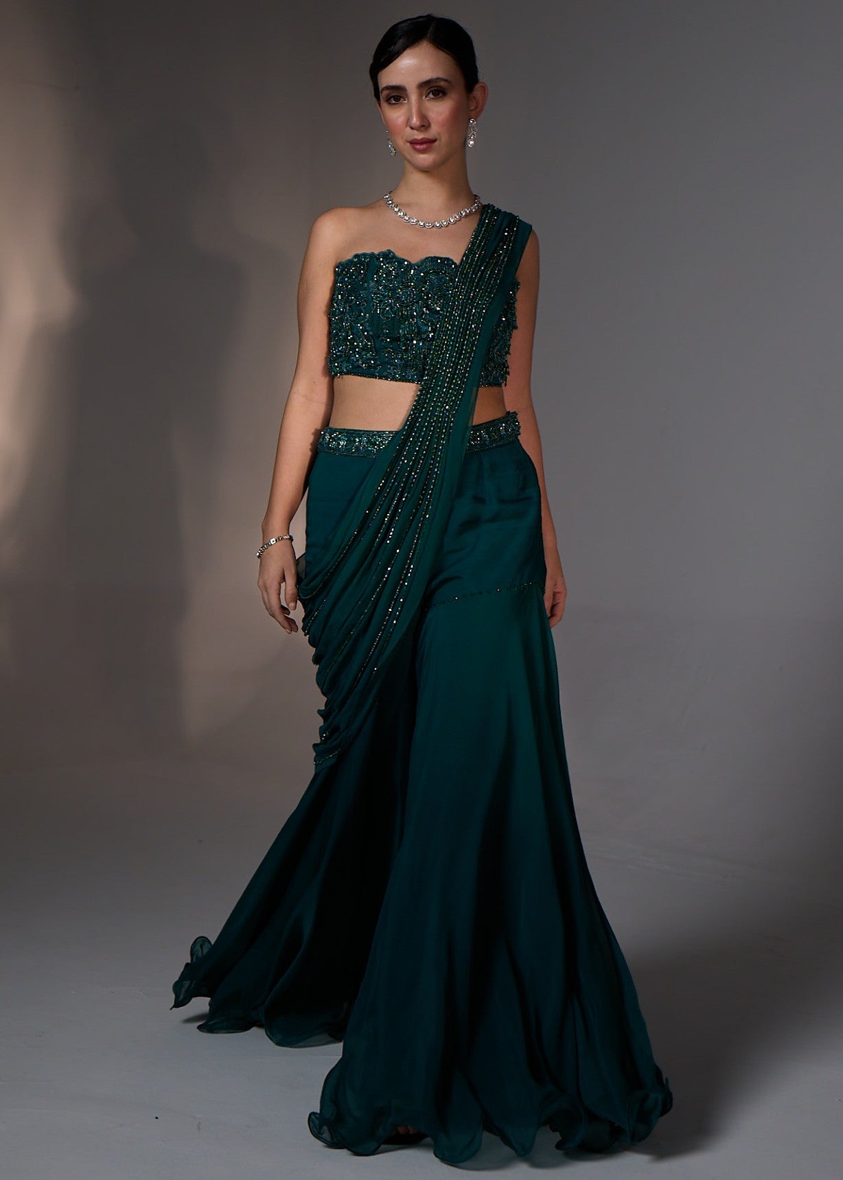 Nora Corset Sharara Set