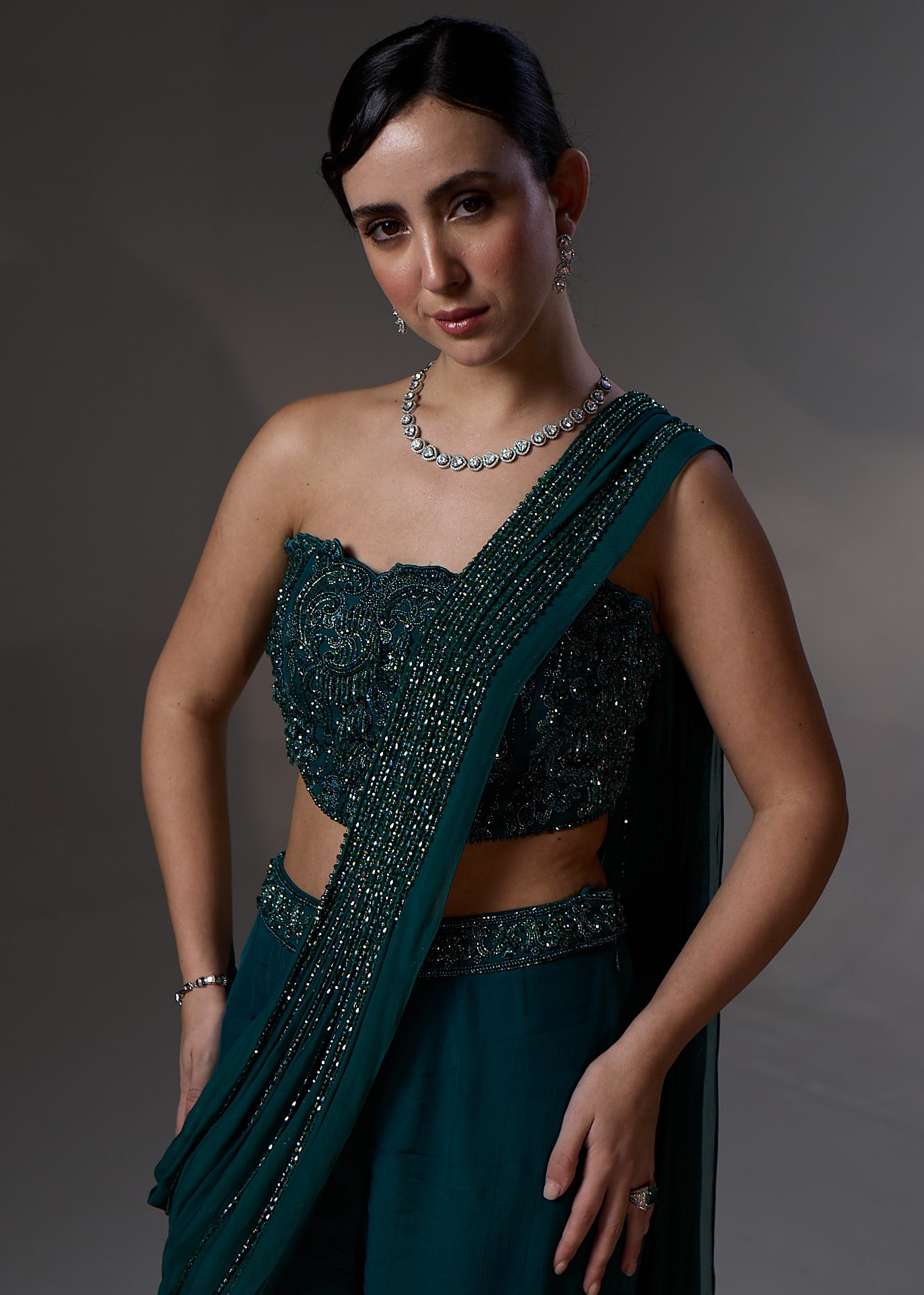 Nora Corset Sharara Set