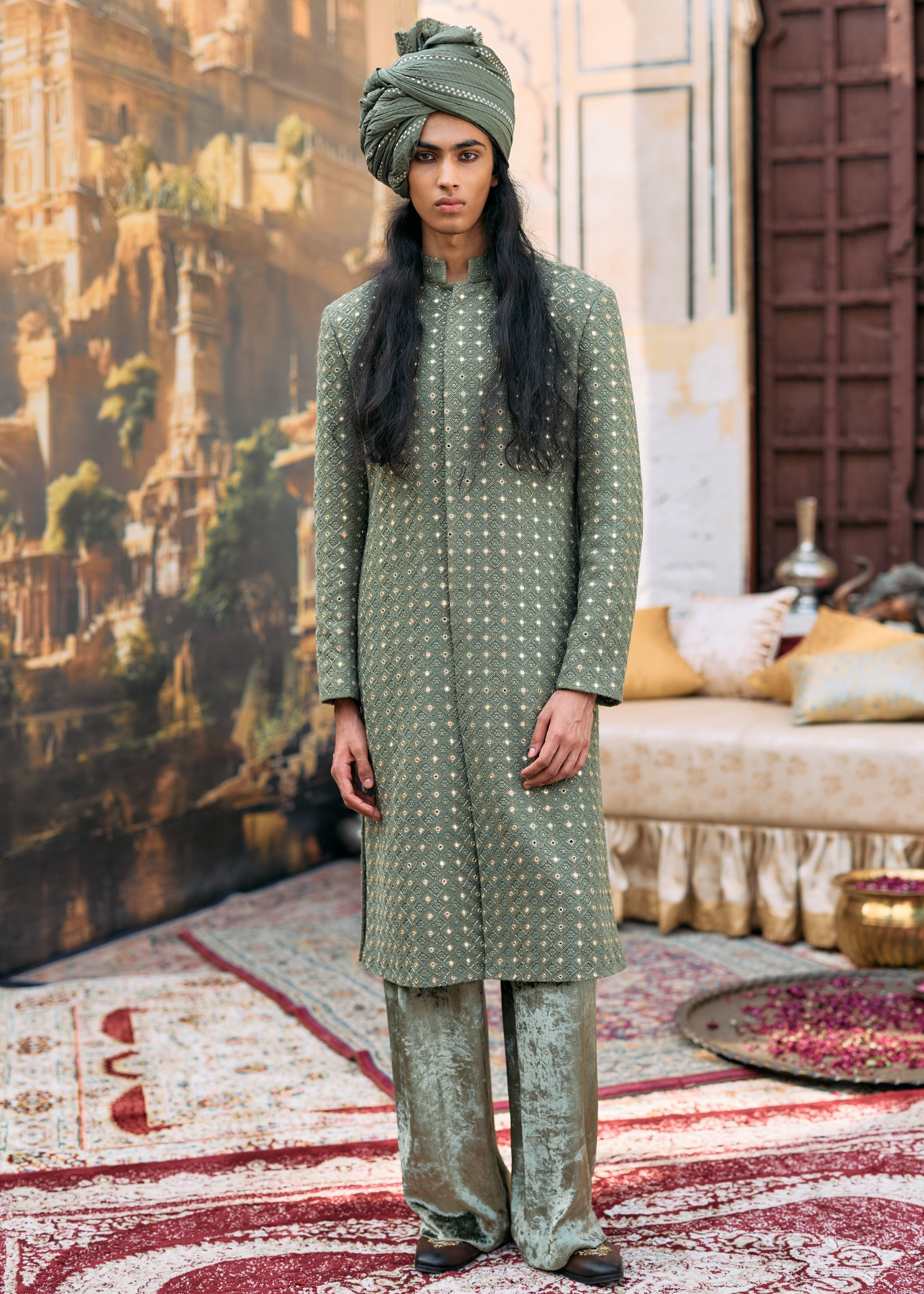 Kirit Sherwani Set