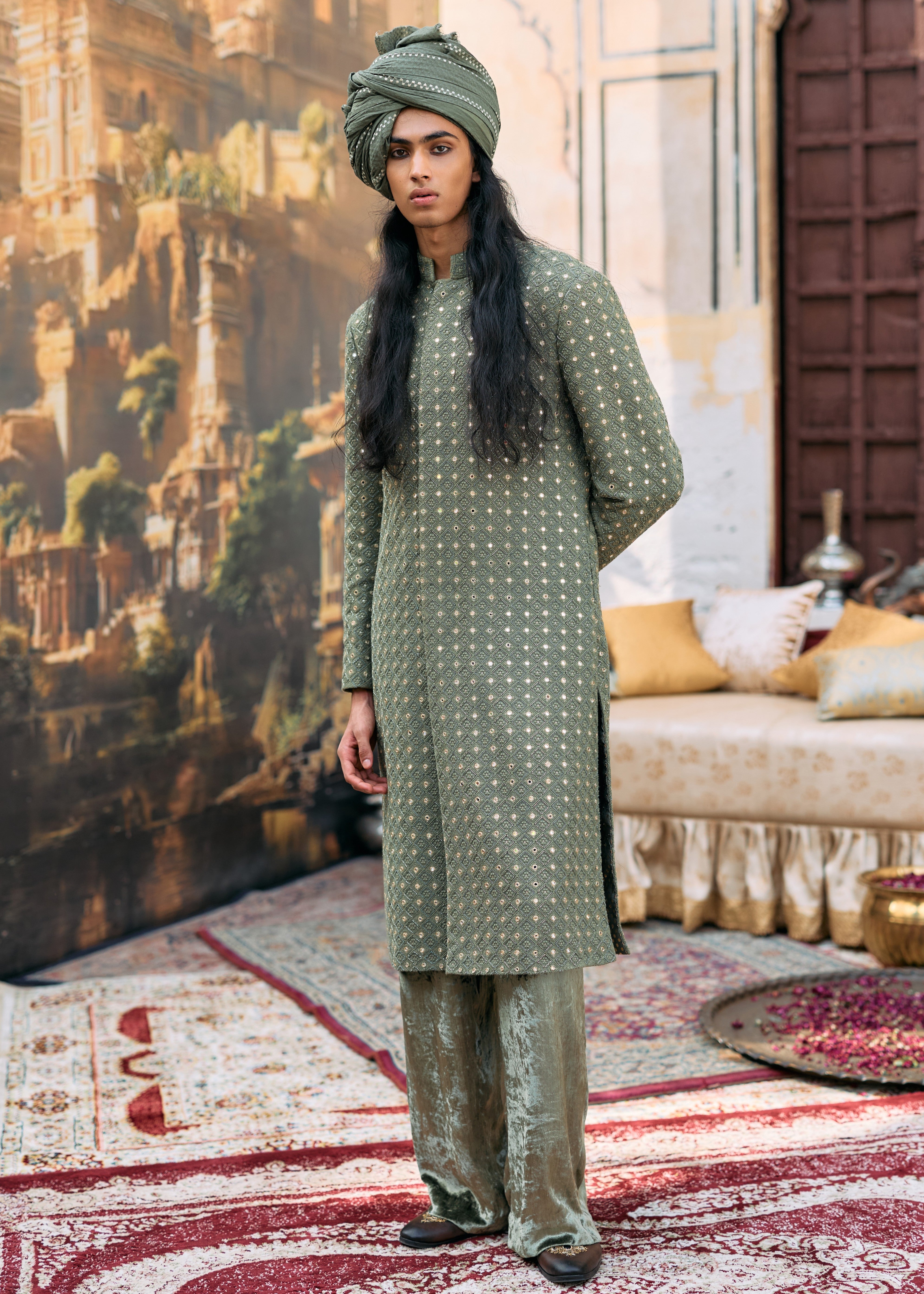 Kirit Sherwani Set