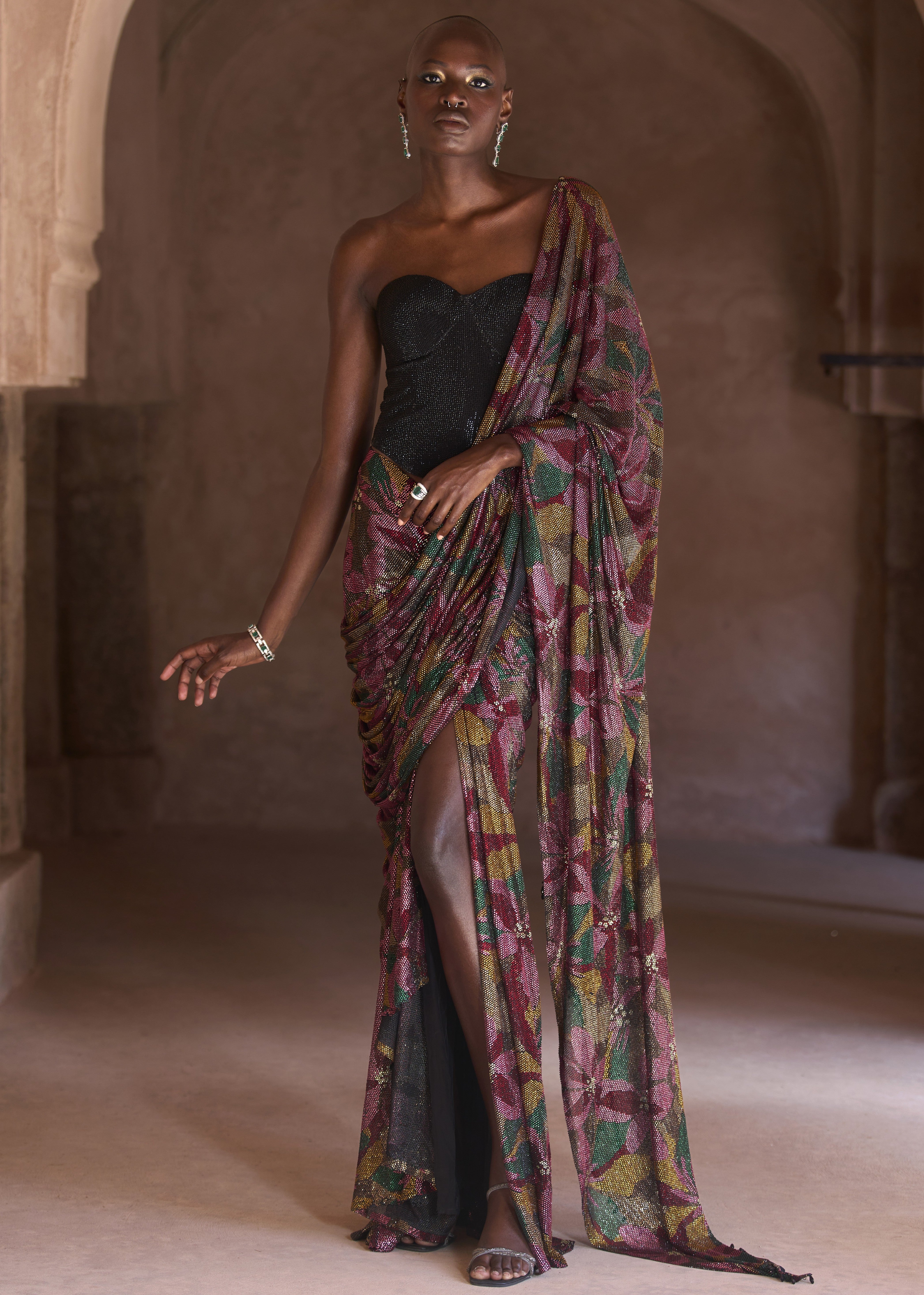 Yasmeen Corset Sari Set