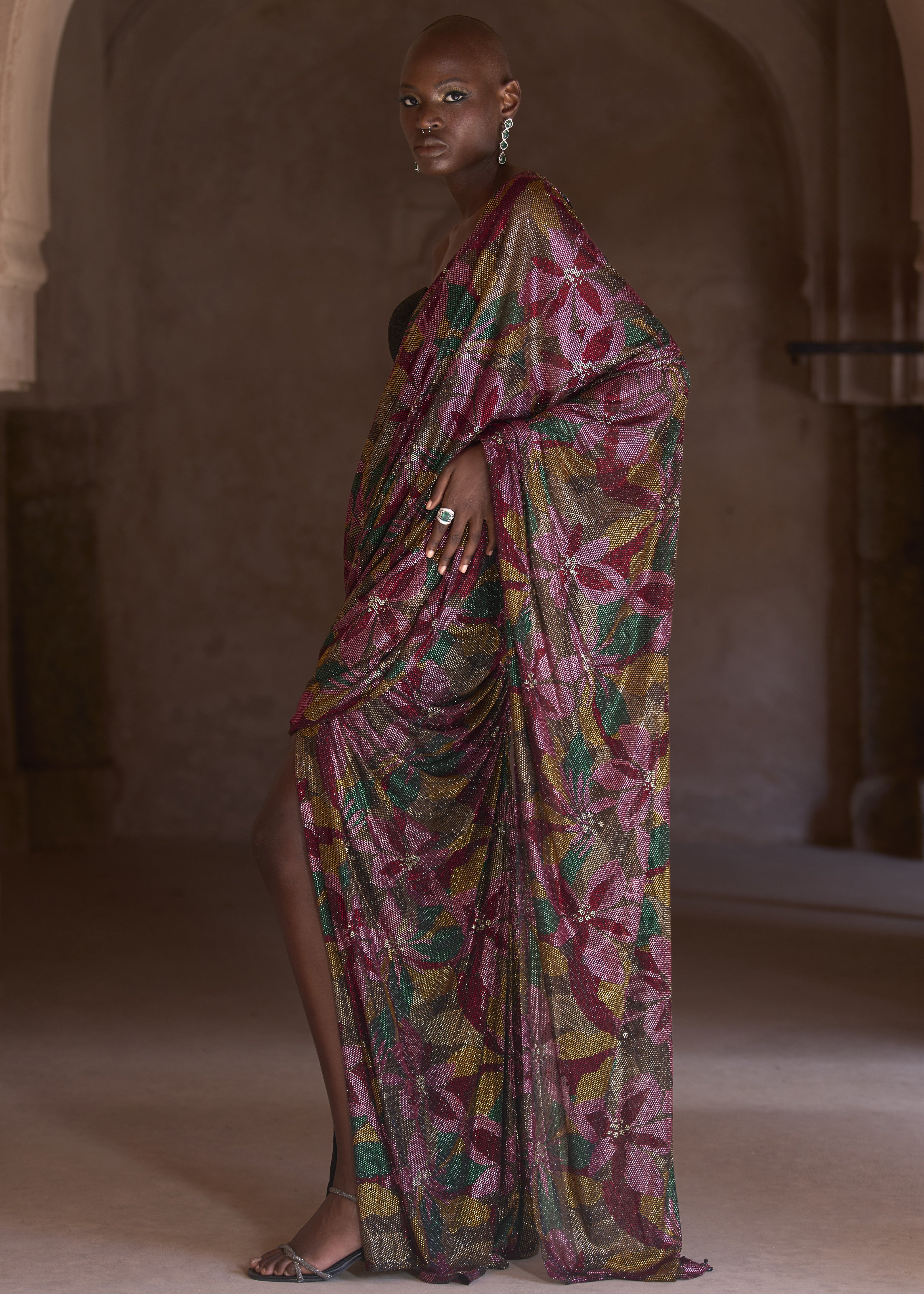 Yasmeen Corset Sari Set