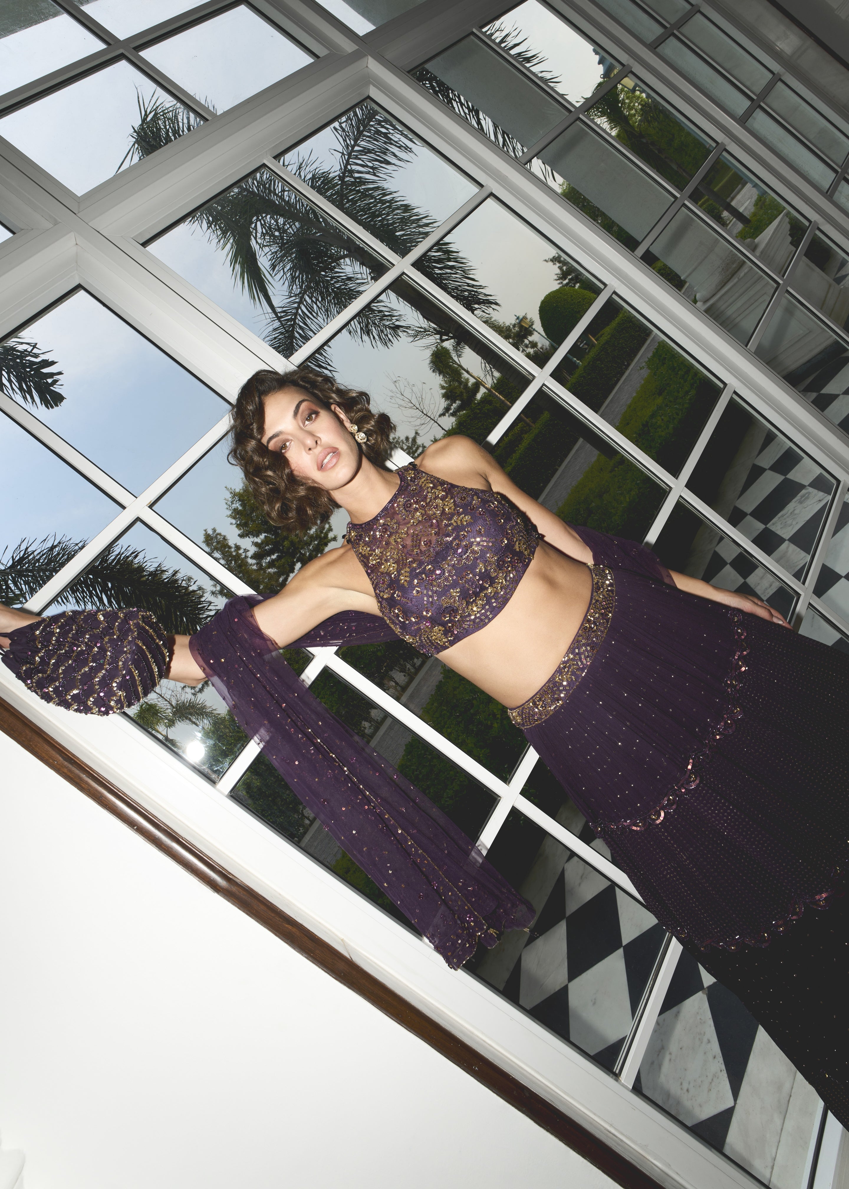 Purple Lehenga