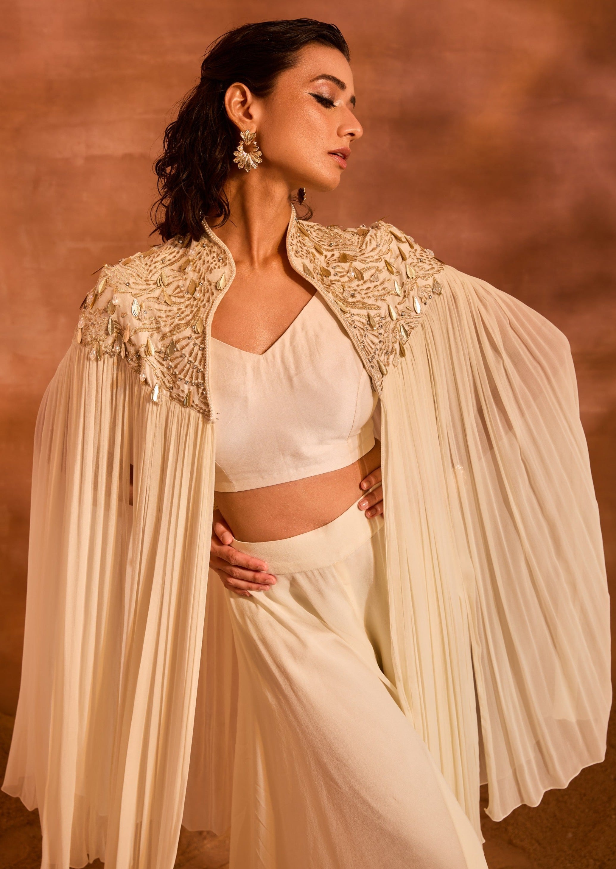 Ivory Alicia Jacket Set