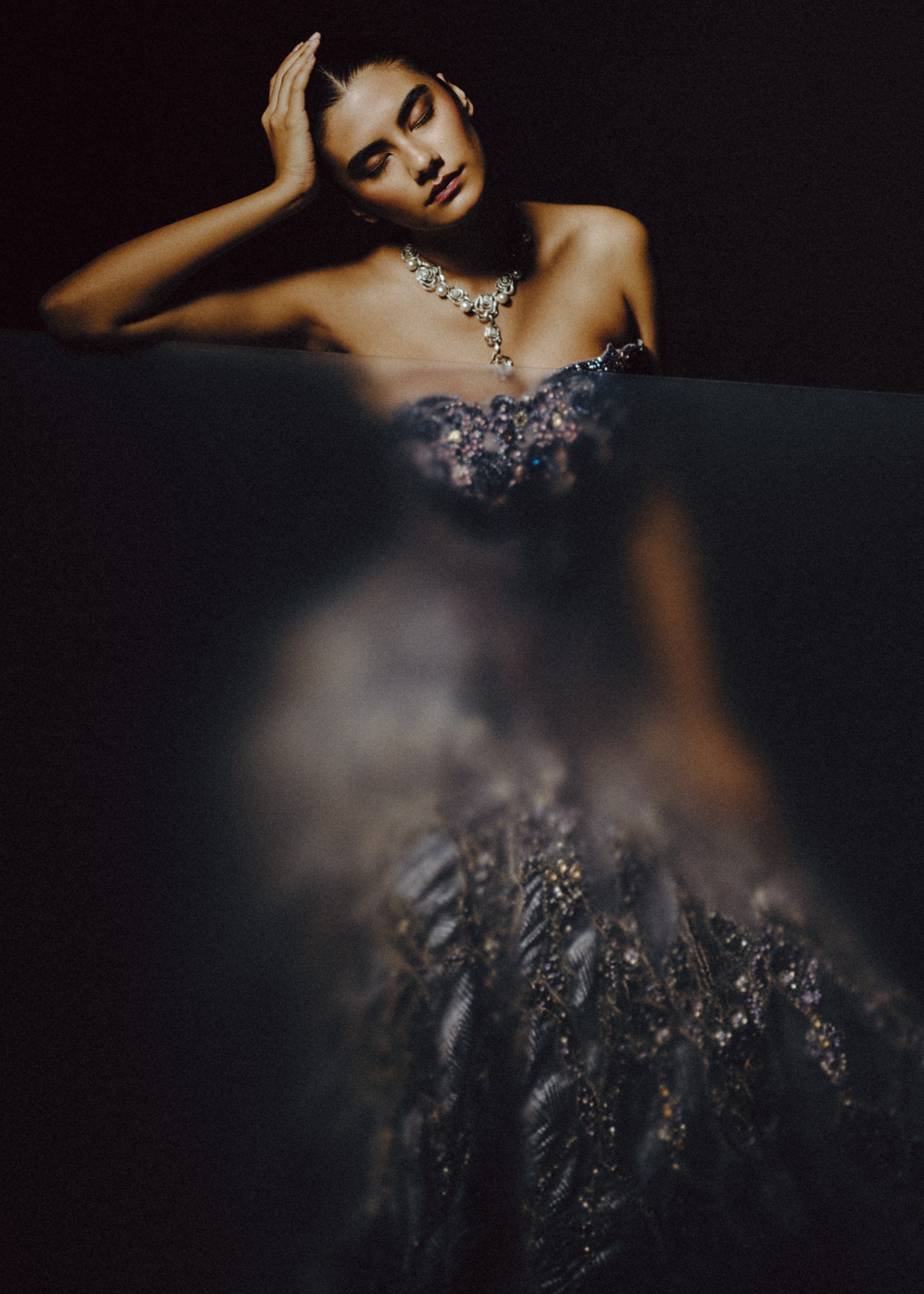 Nocturne Silverdust Ball Gown