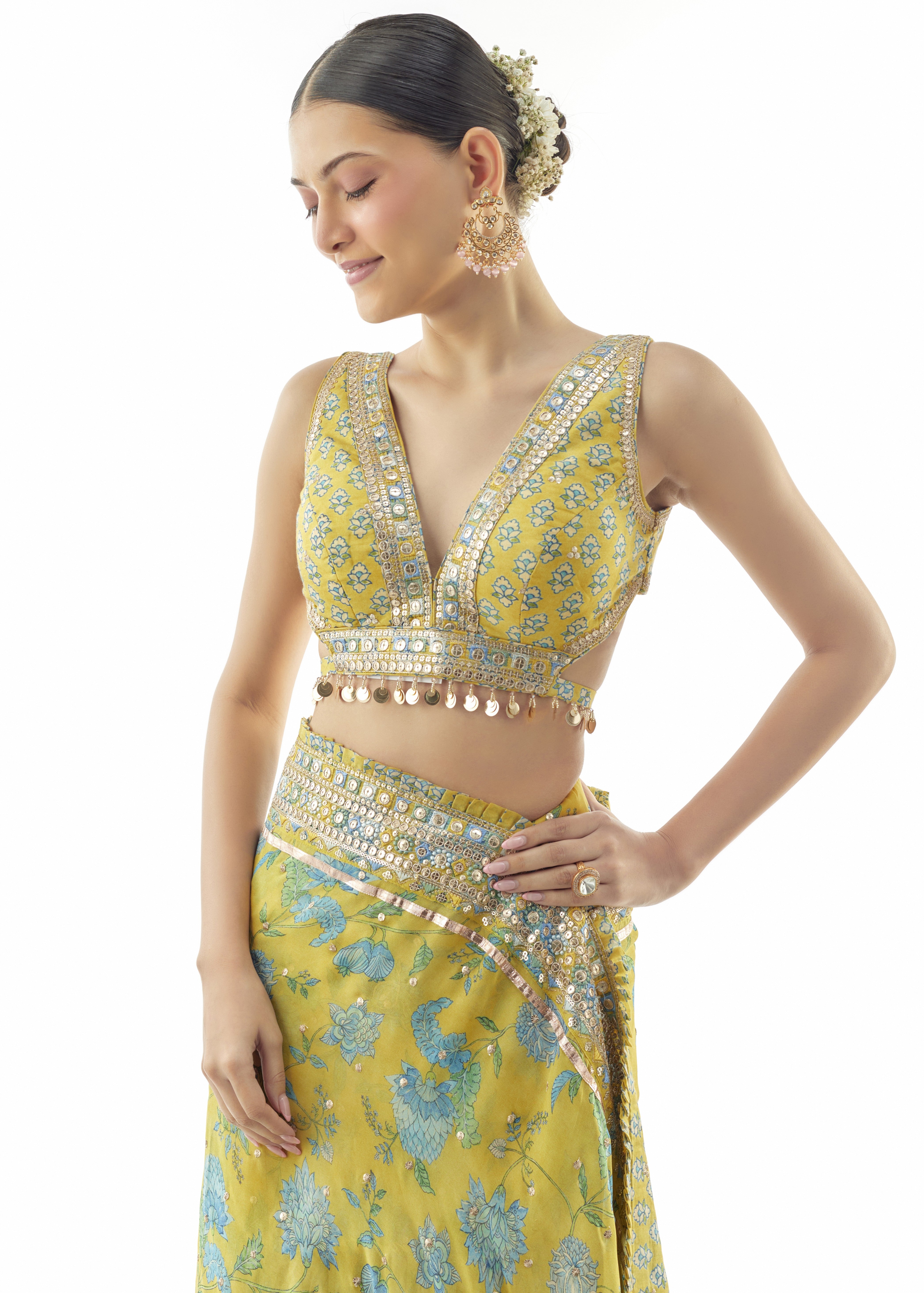 Aanchal Sari Set
