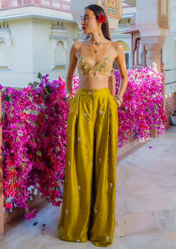 Indian Phool & Dancing Pineapples Co-Ord Set