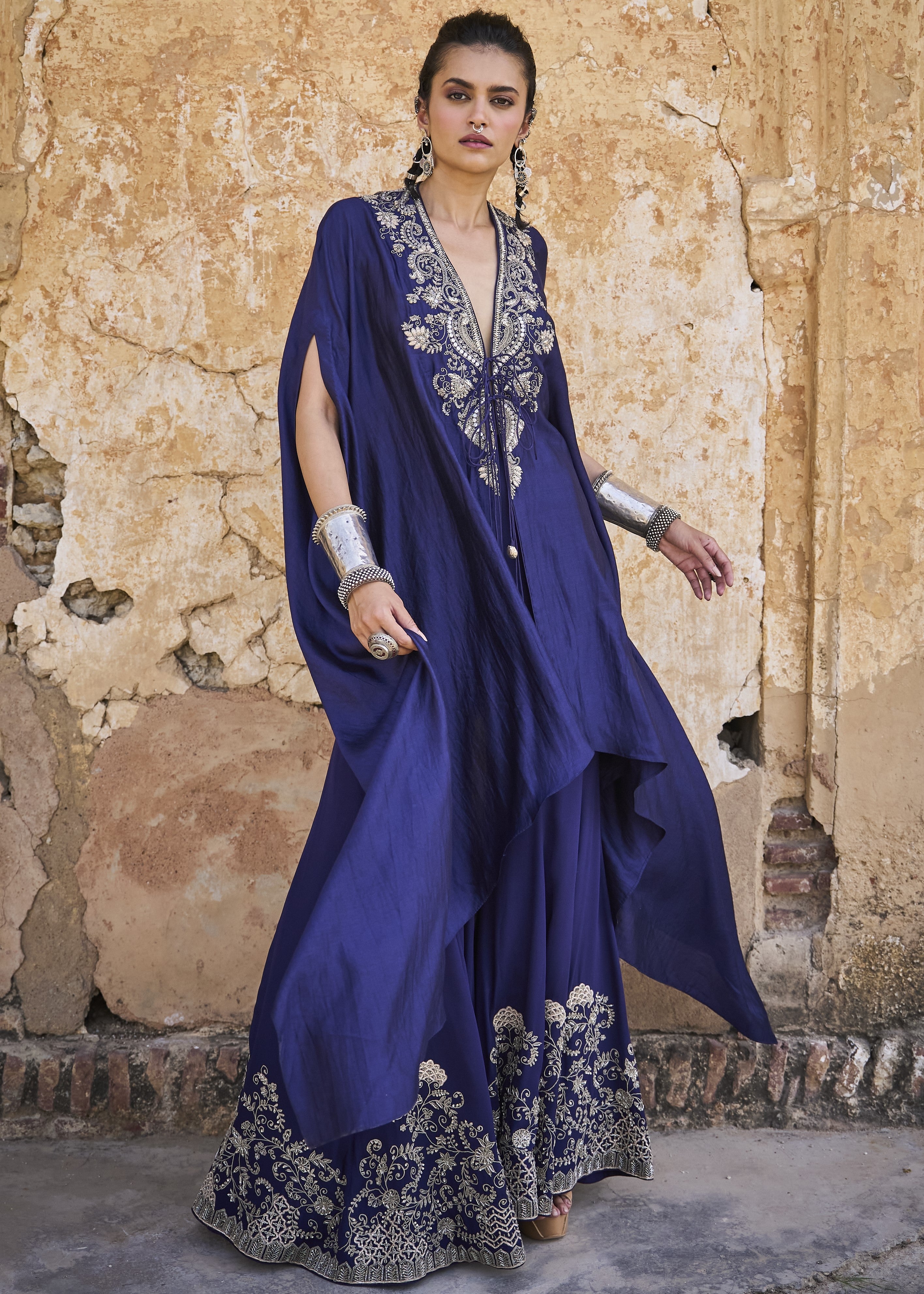 Purple Cape Set