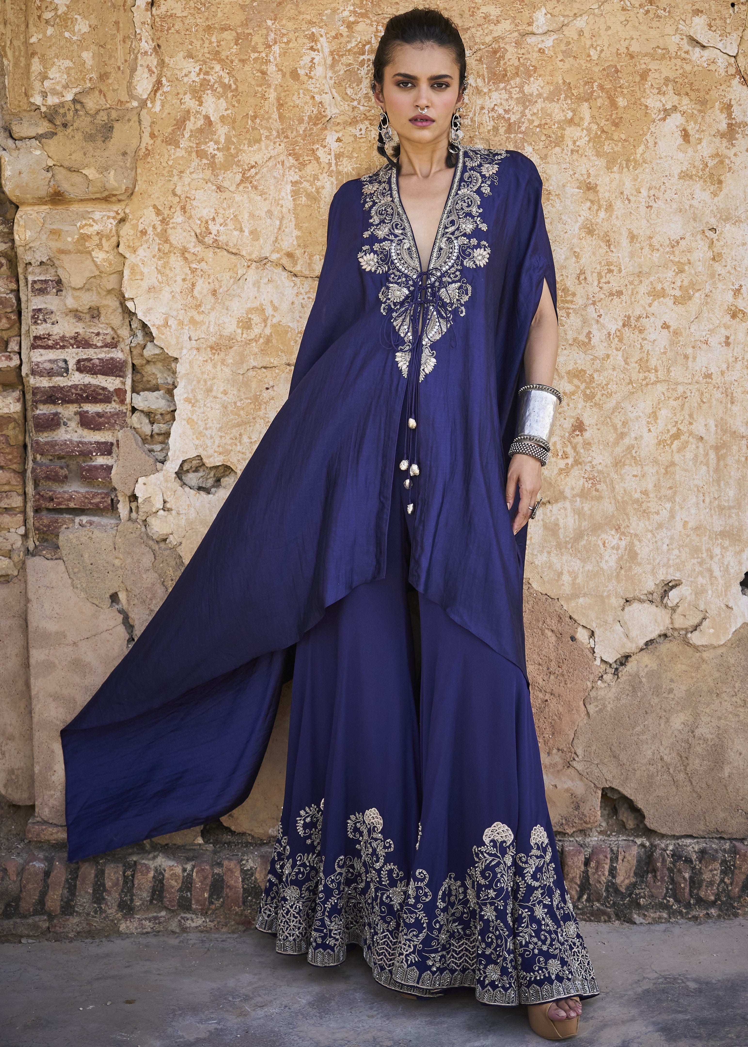 Purple Cape Set