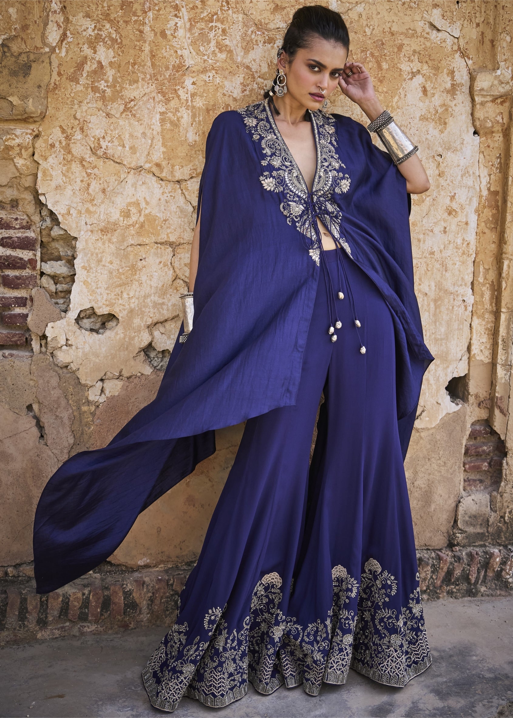 Purple Cape Set