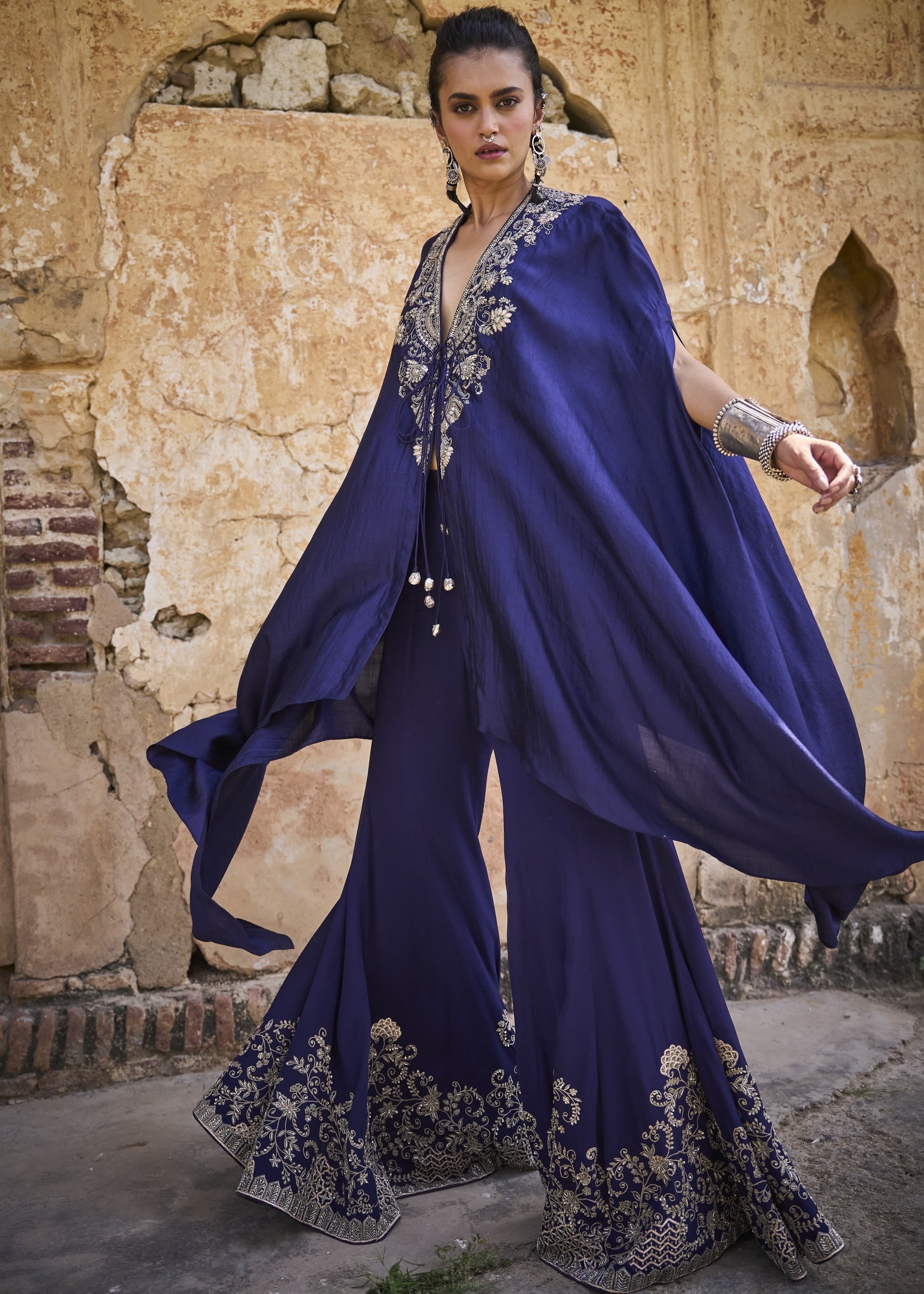 Purple Cape Set