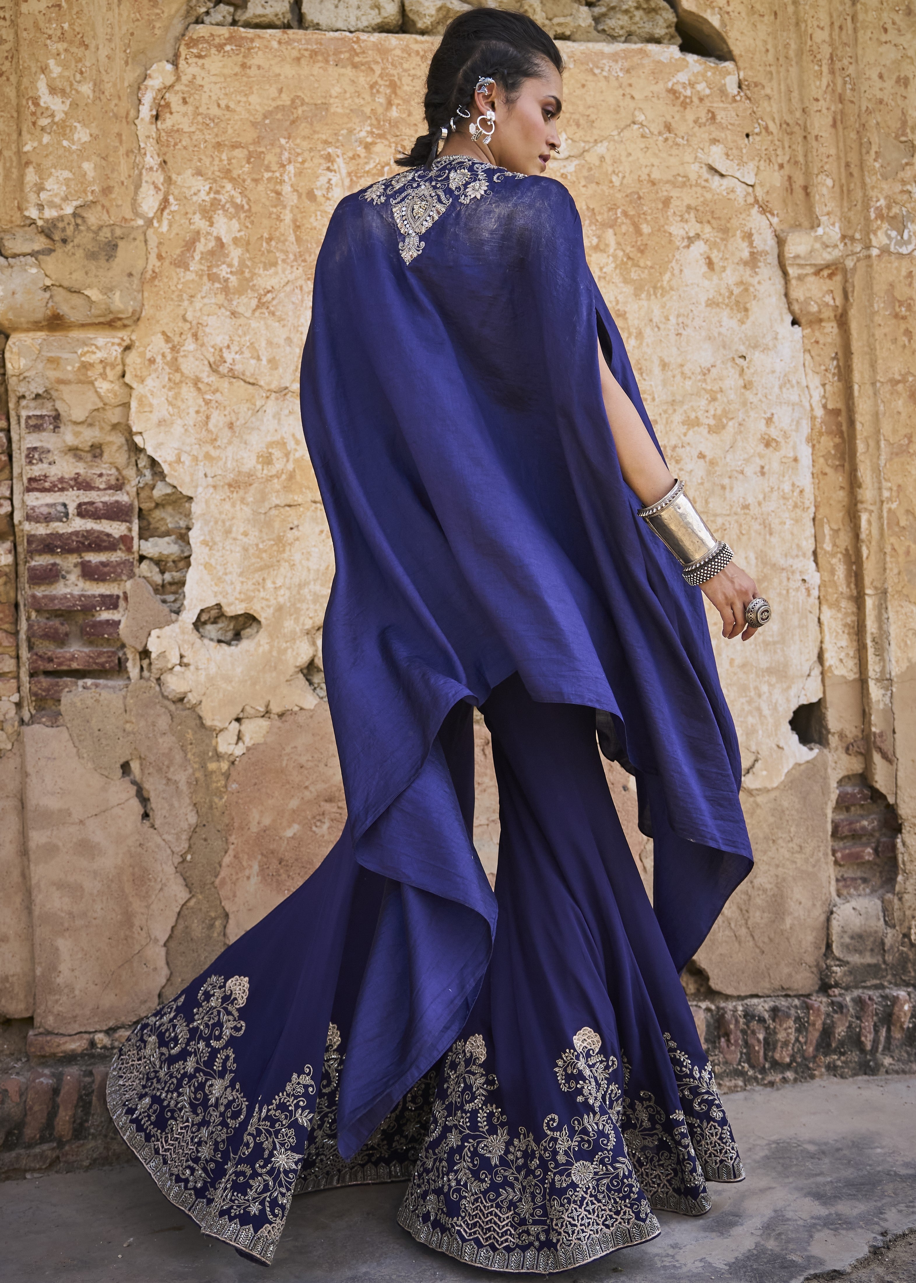 Purple Cape Set