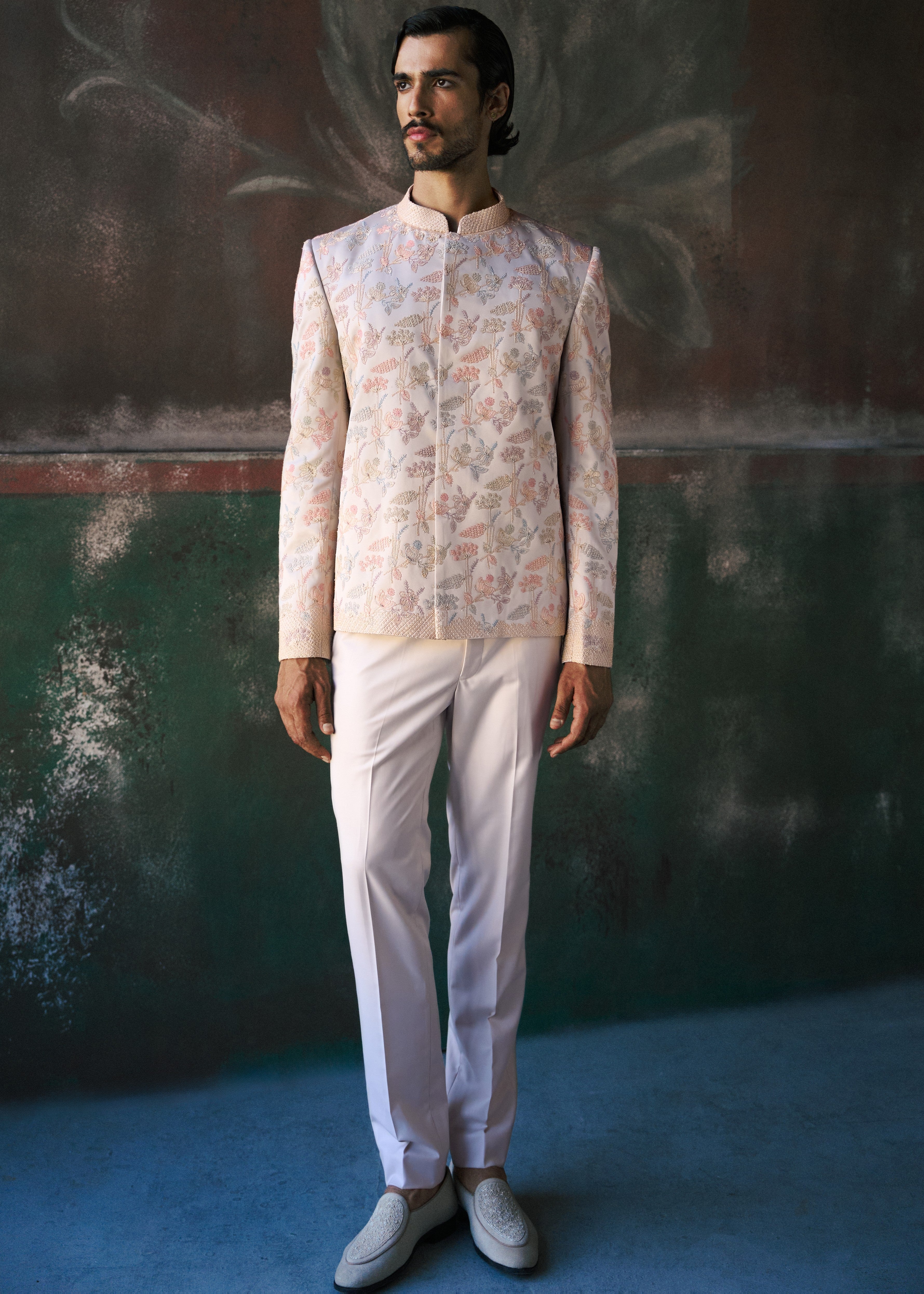 Ehrav Bandhgala Short Jacket Set