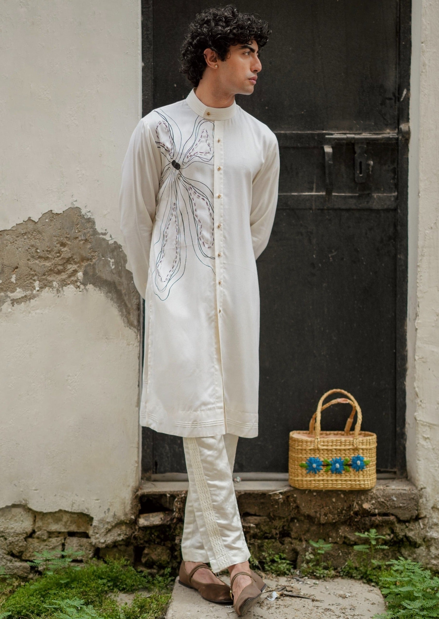 White Bloom Kurta