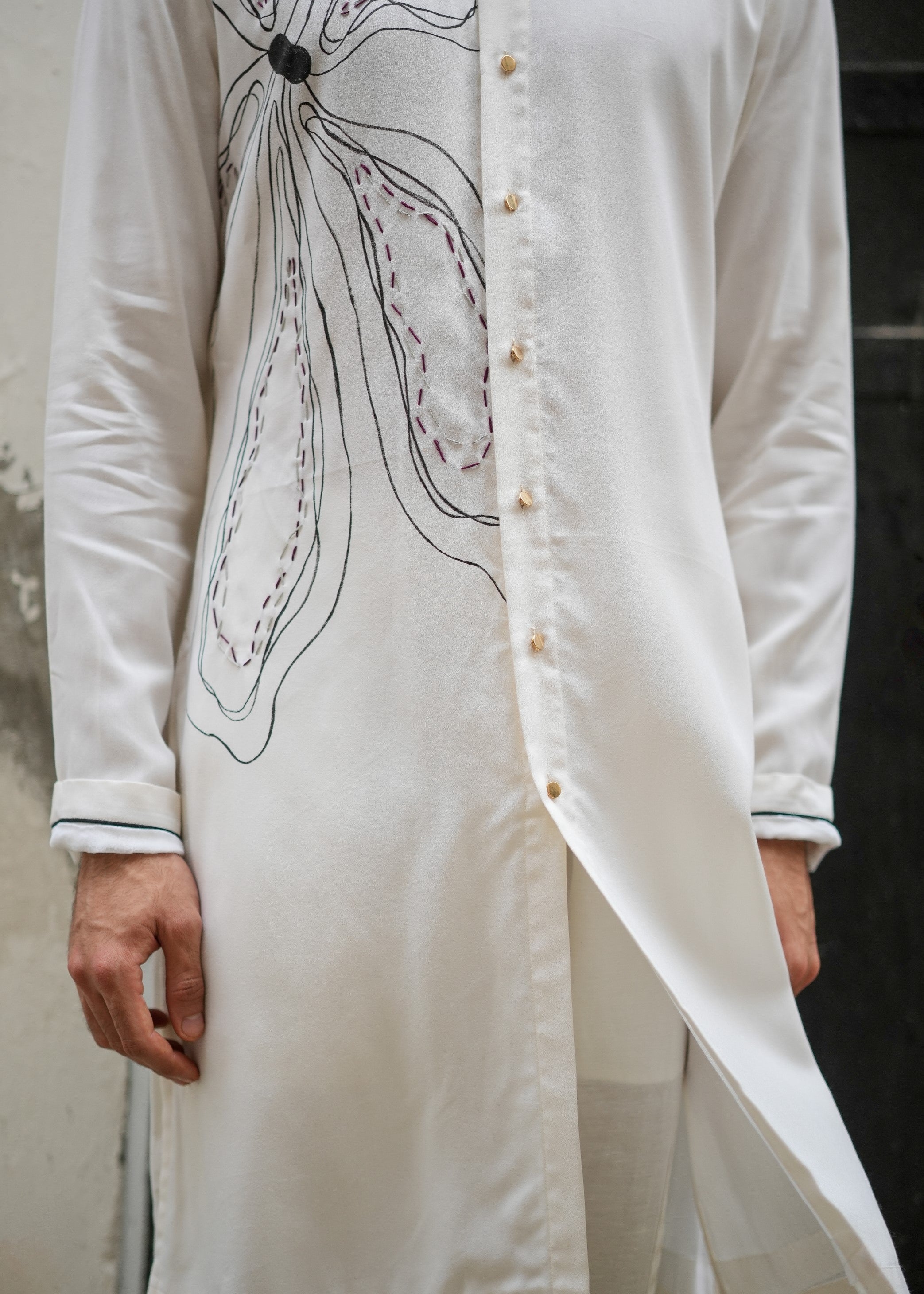 White Bloom Kurta