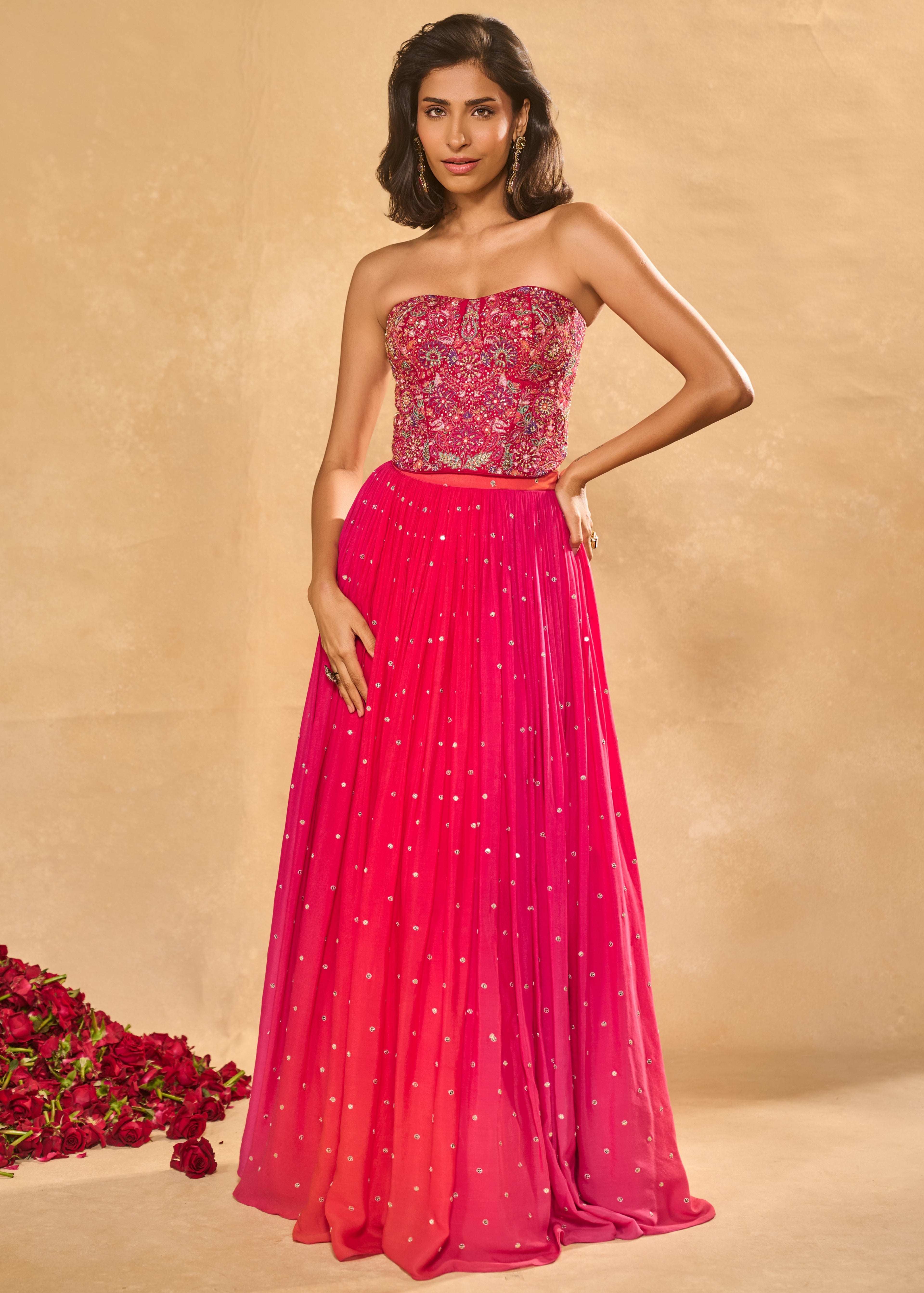 Aries Corset Lehenga