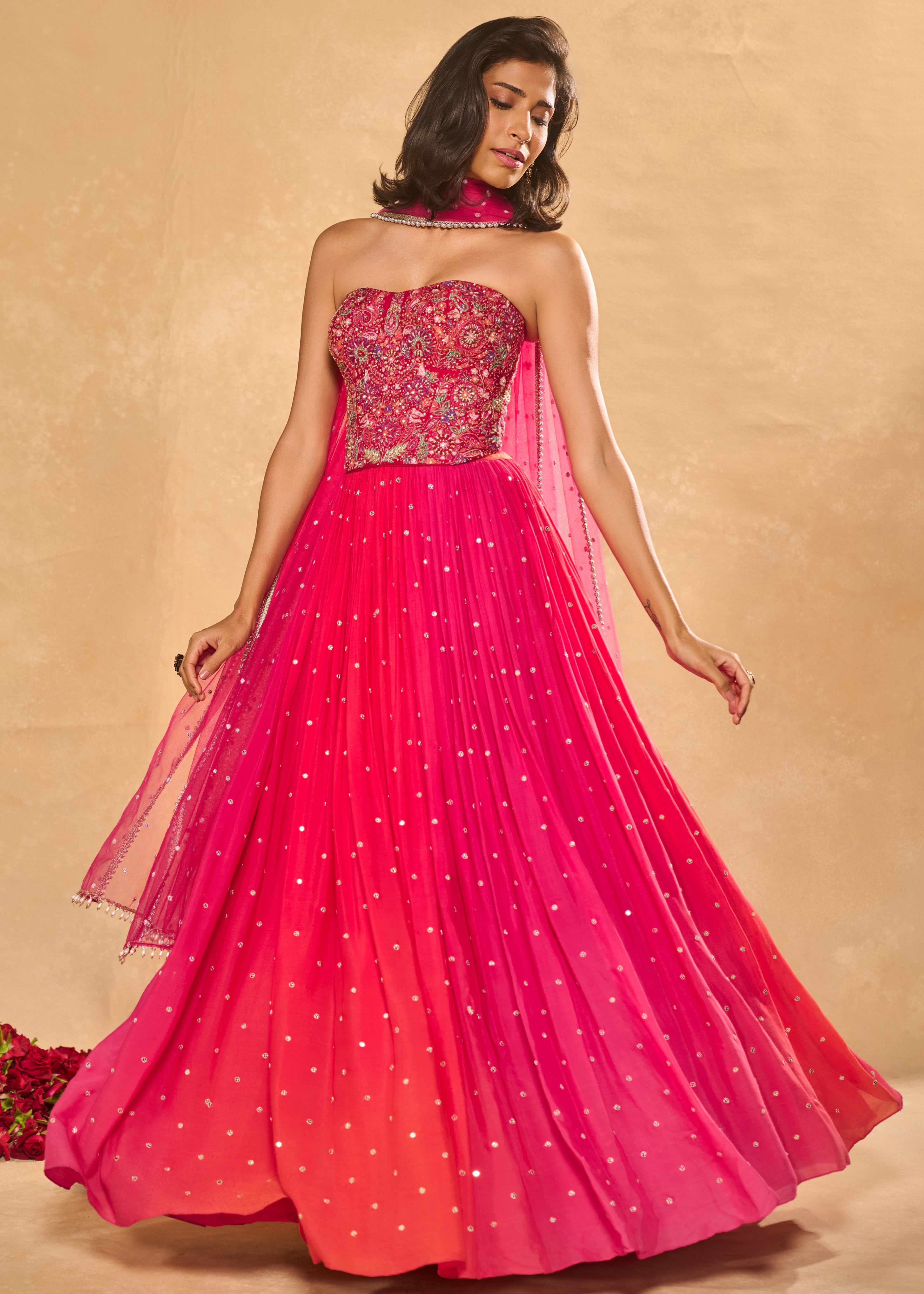 Aries Corset Lehenga