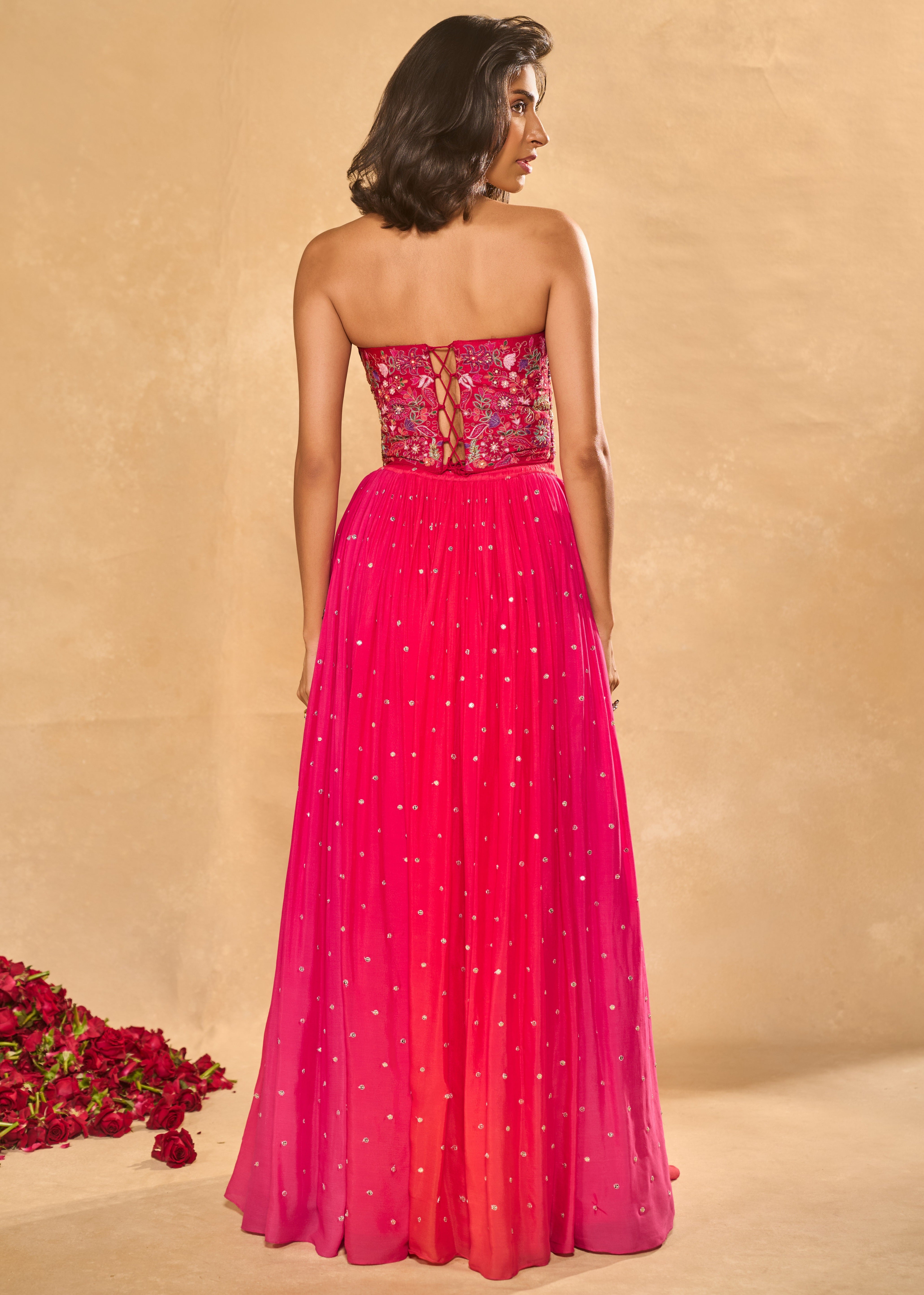 Aries Corset Lehenga