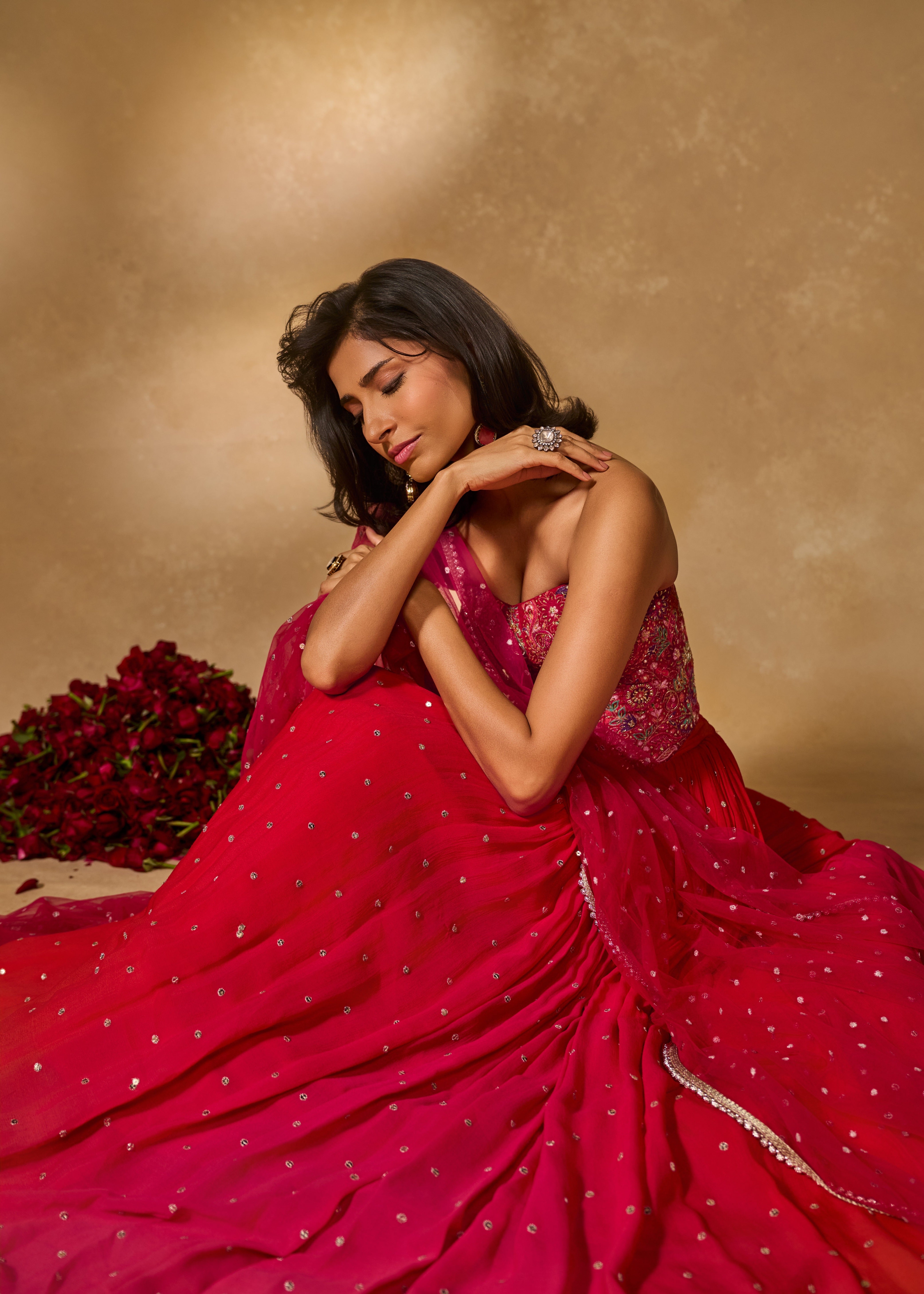 Aries Corset Lehenga