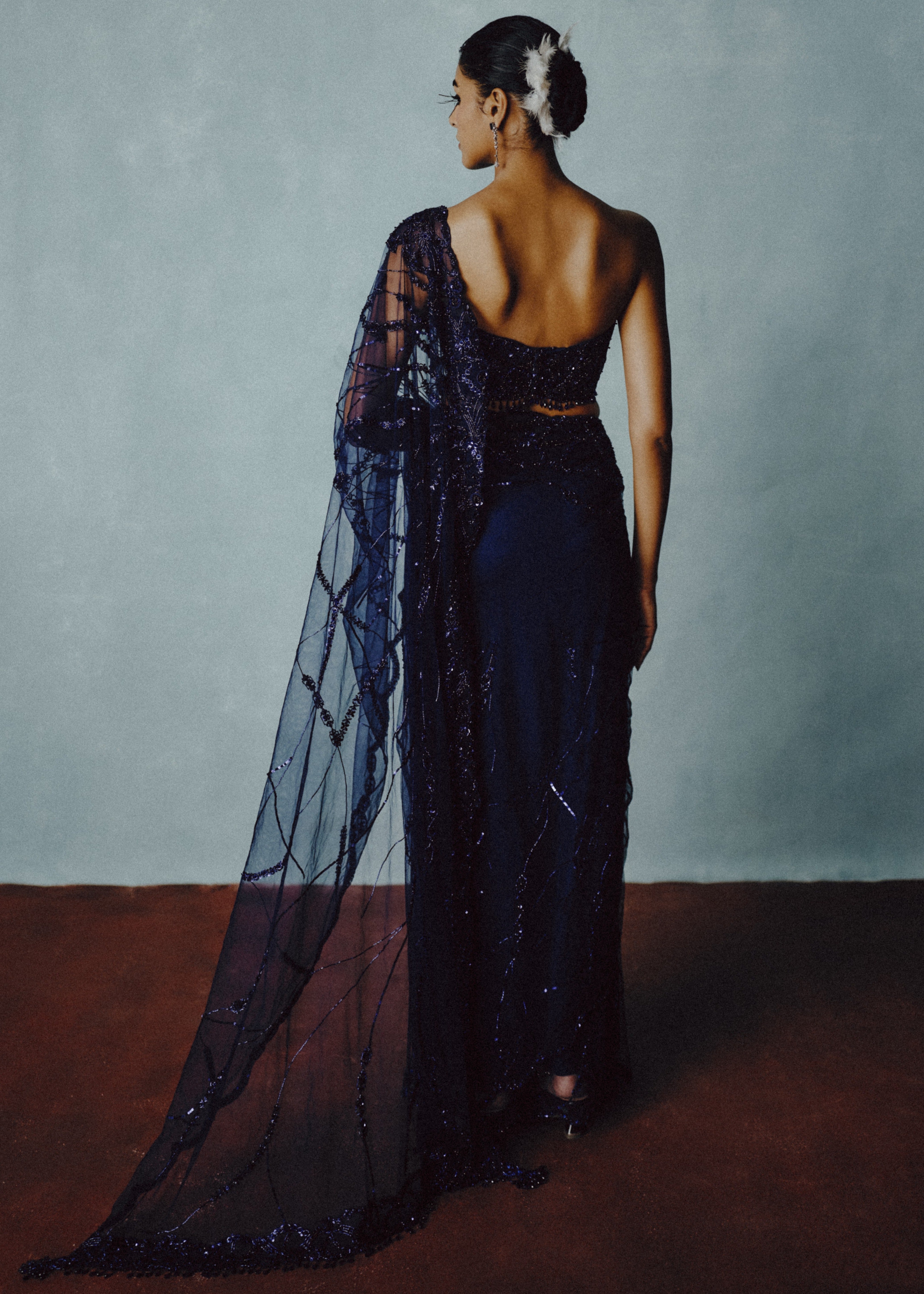 Twilight Sheer Sculpt Sari
