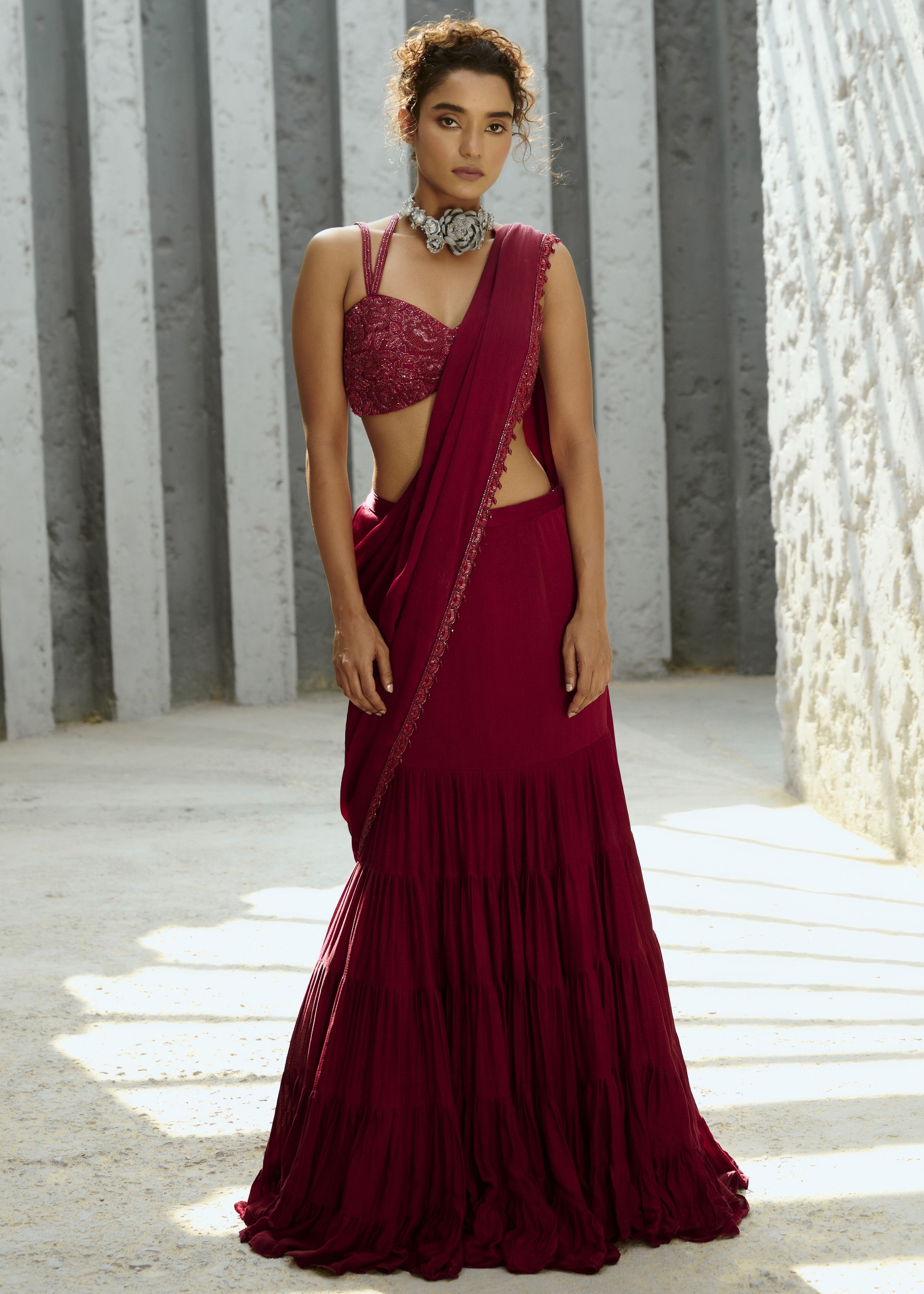 Aura Pre Drape Sari