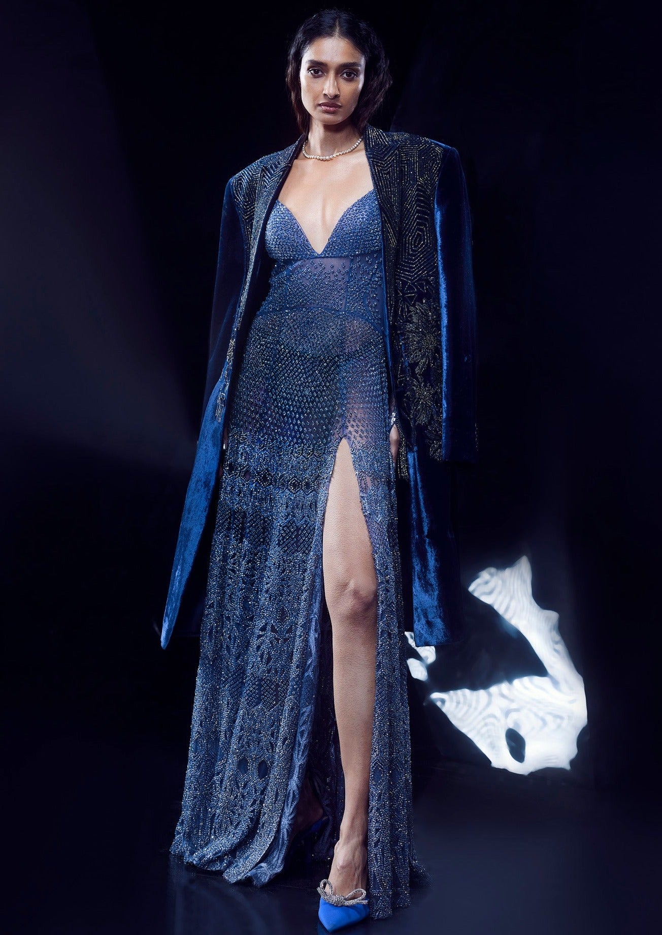 Helix Gown With Jacket