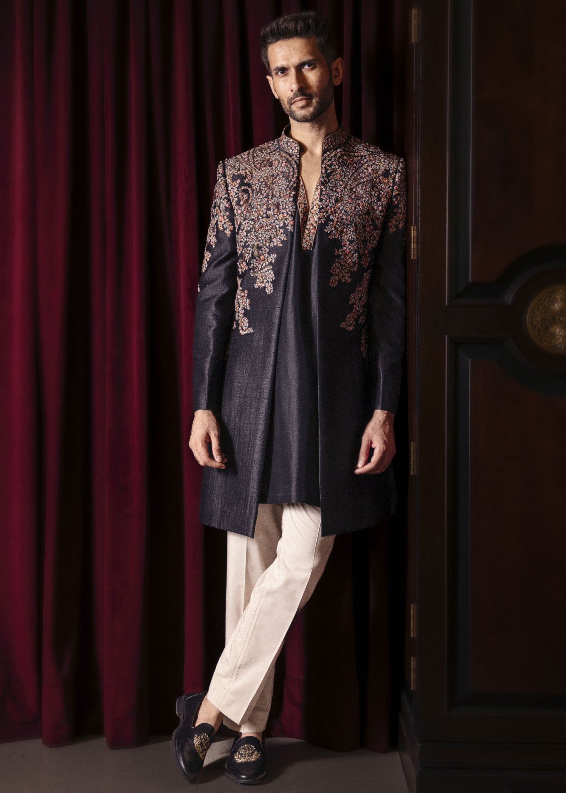 Nightroot Long Open Jacket Set