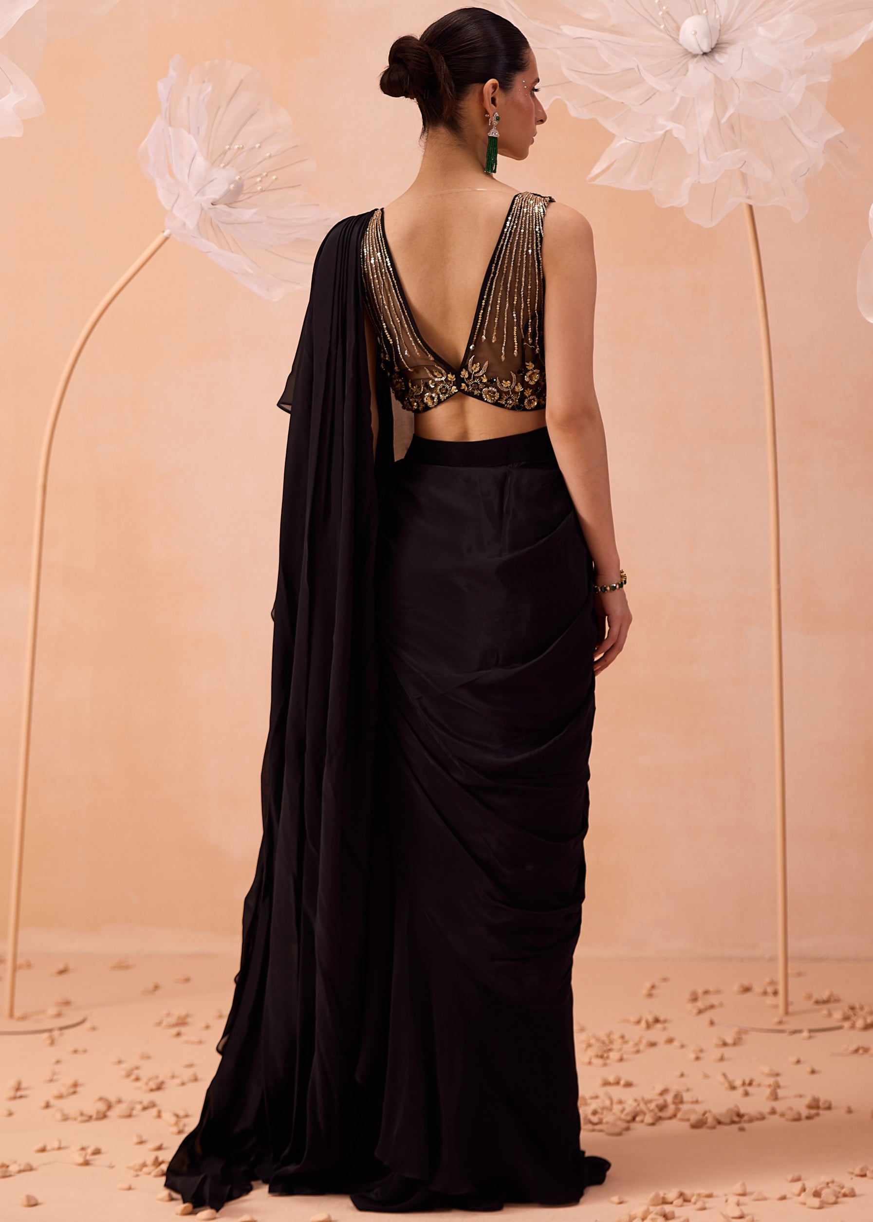 Black Ruffle Set