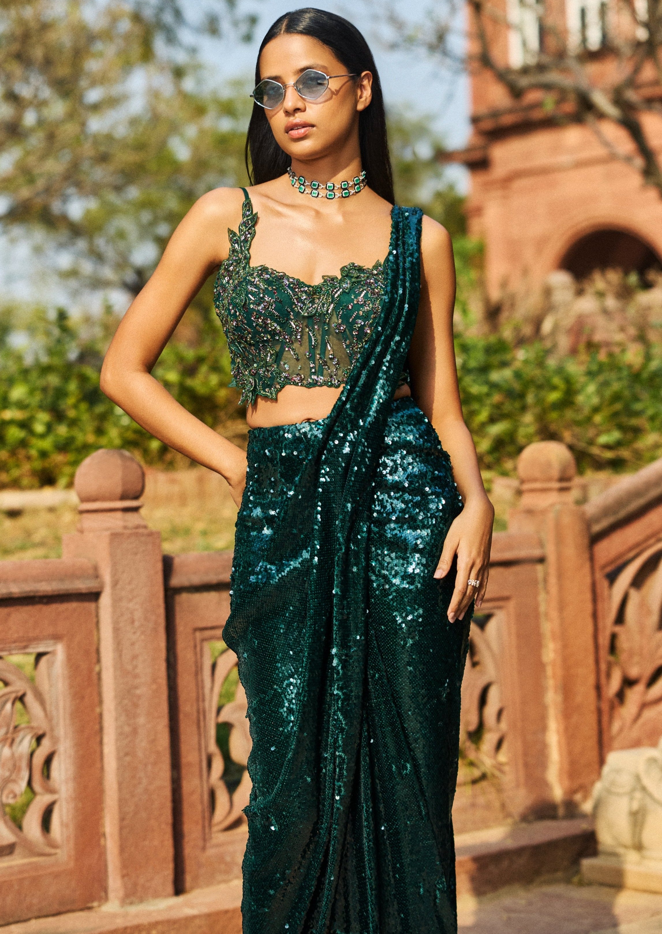Candy Schnapps Drape Sari